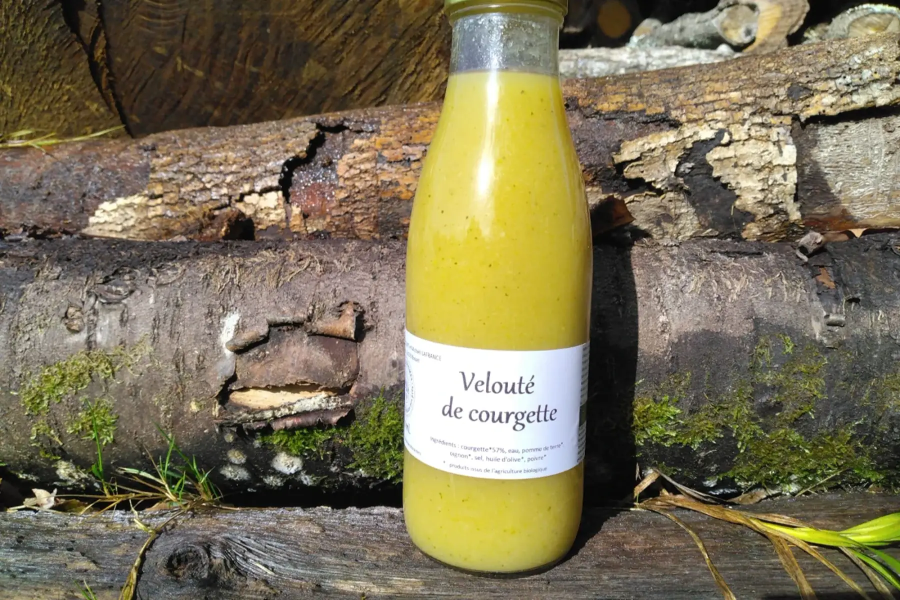 velouté de courgette (consigne 0,50€)