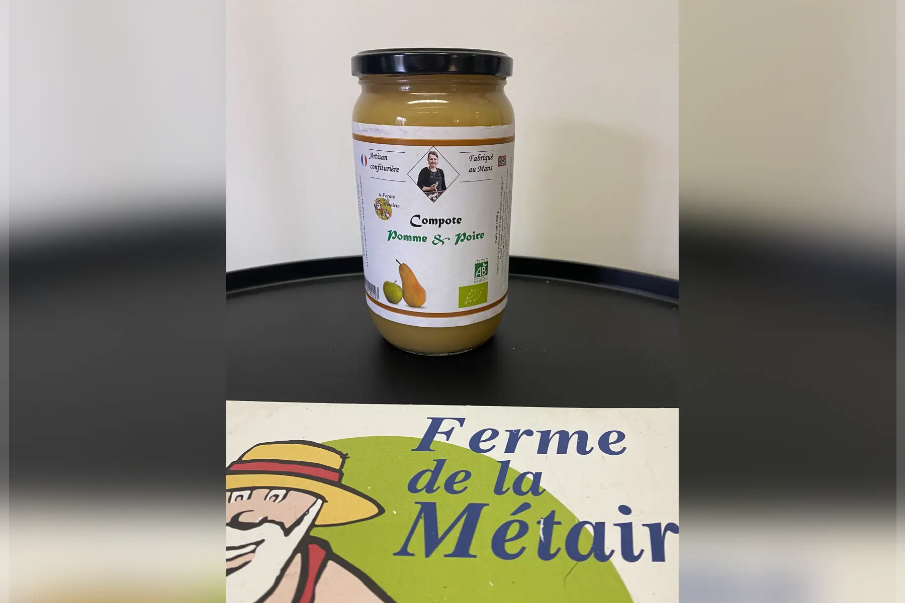 compote pomme/poire 880g