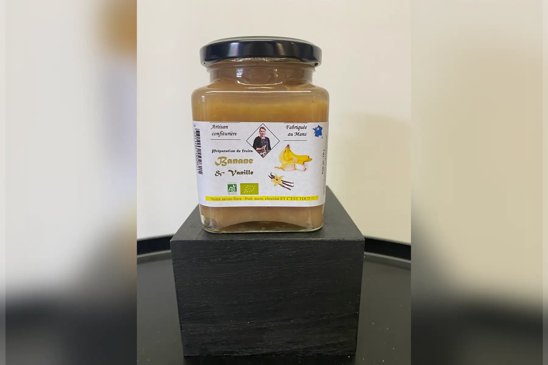confiture extra banane vanille 330g