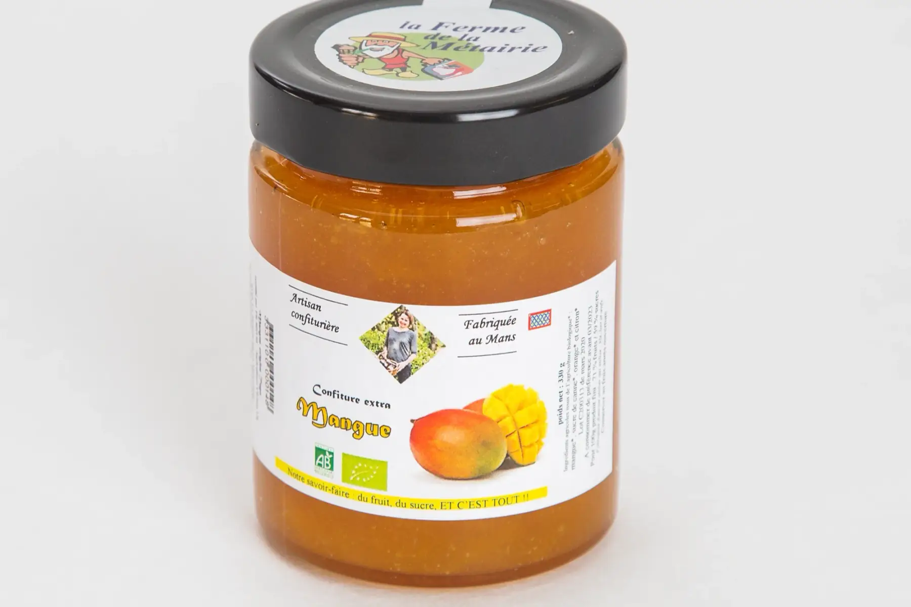 confiture extra mangue 330g