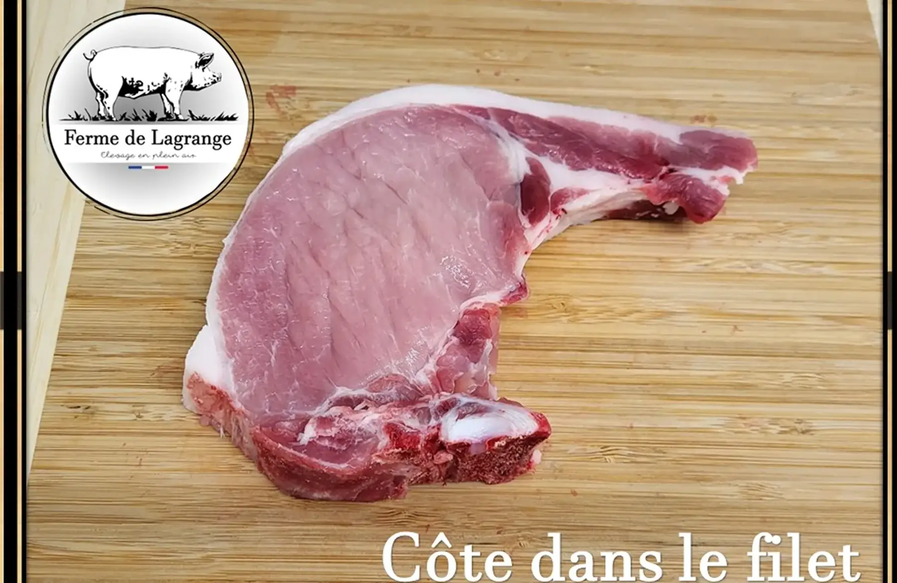côtes de porc dans le filet
