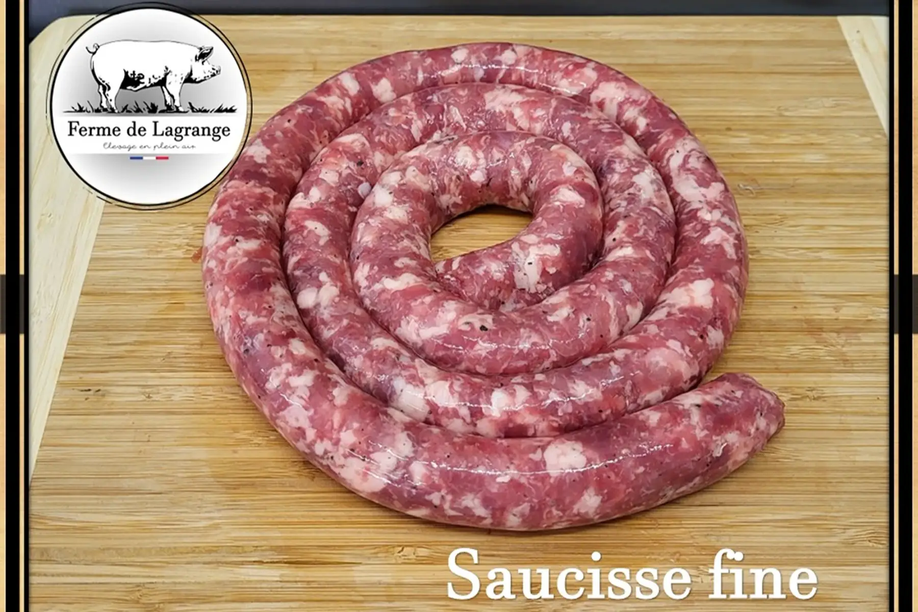 saucisse fine - sous vide