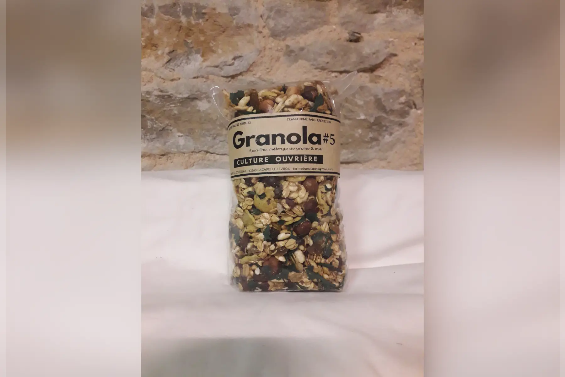 granola pur miel graines-spiruline - 300g