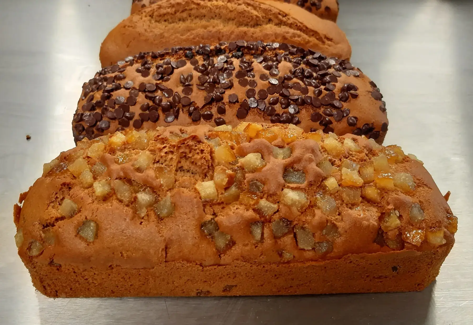 pain d'epices pur miel - oranges confites