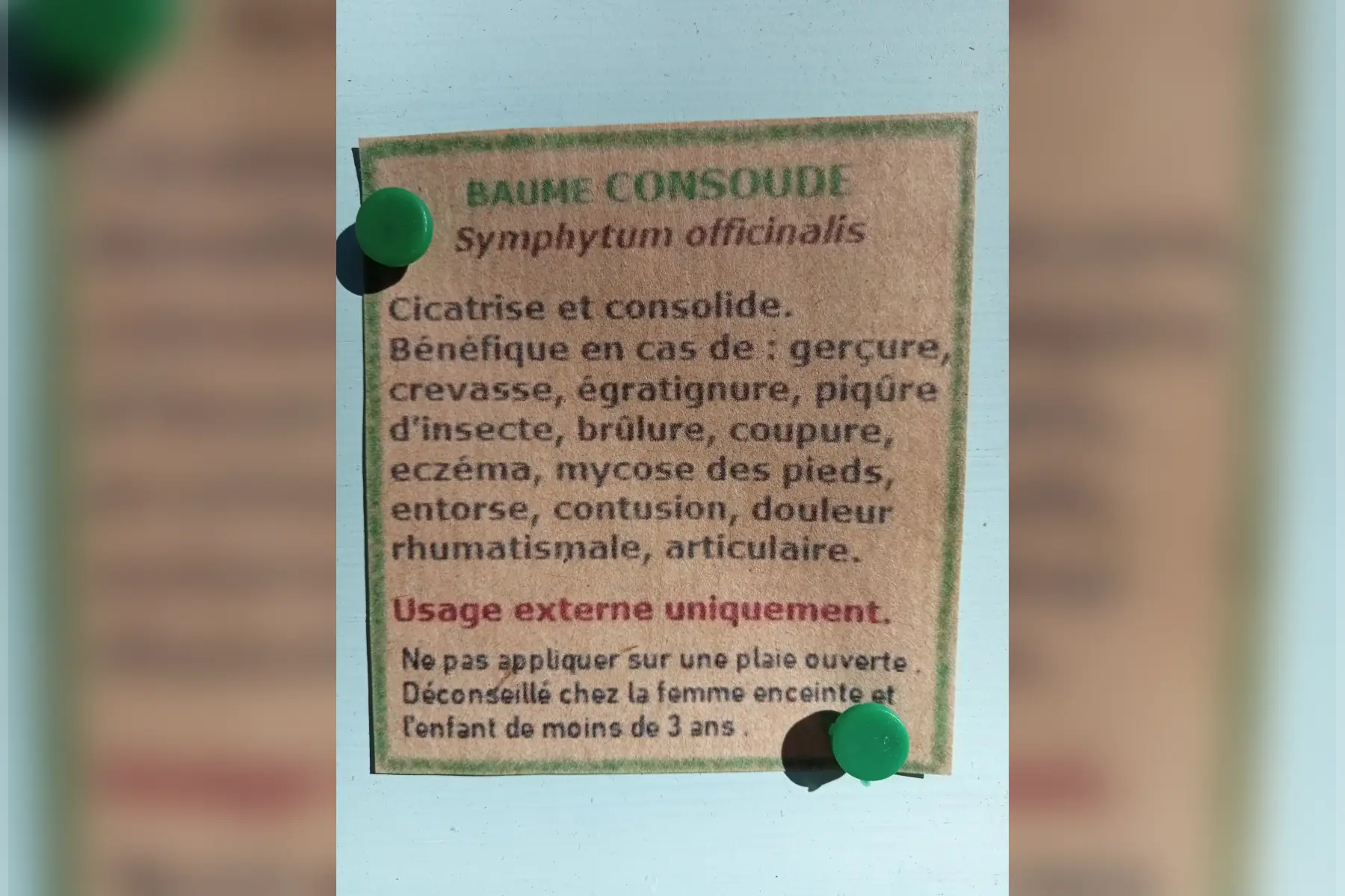 baume consoude - 20 g