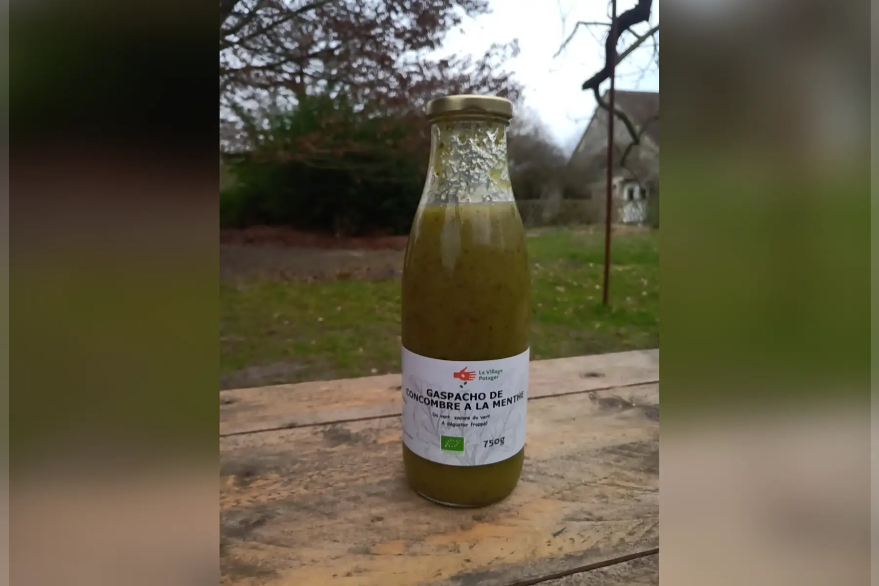 gaspacho de concombre à la menthe 75cl
