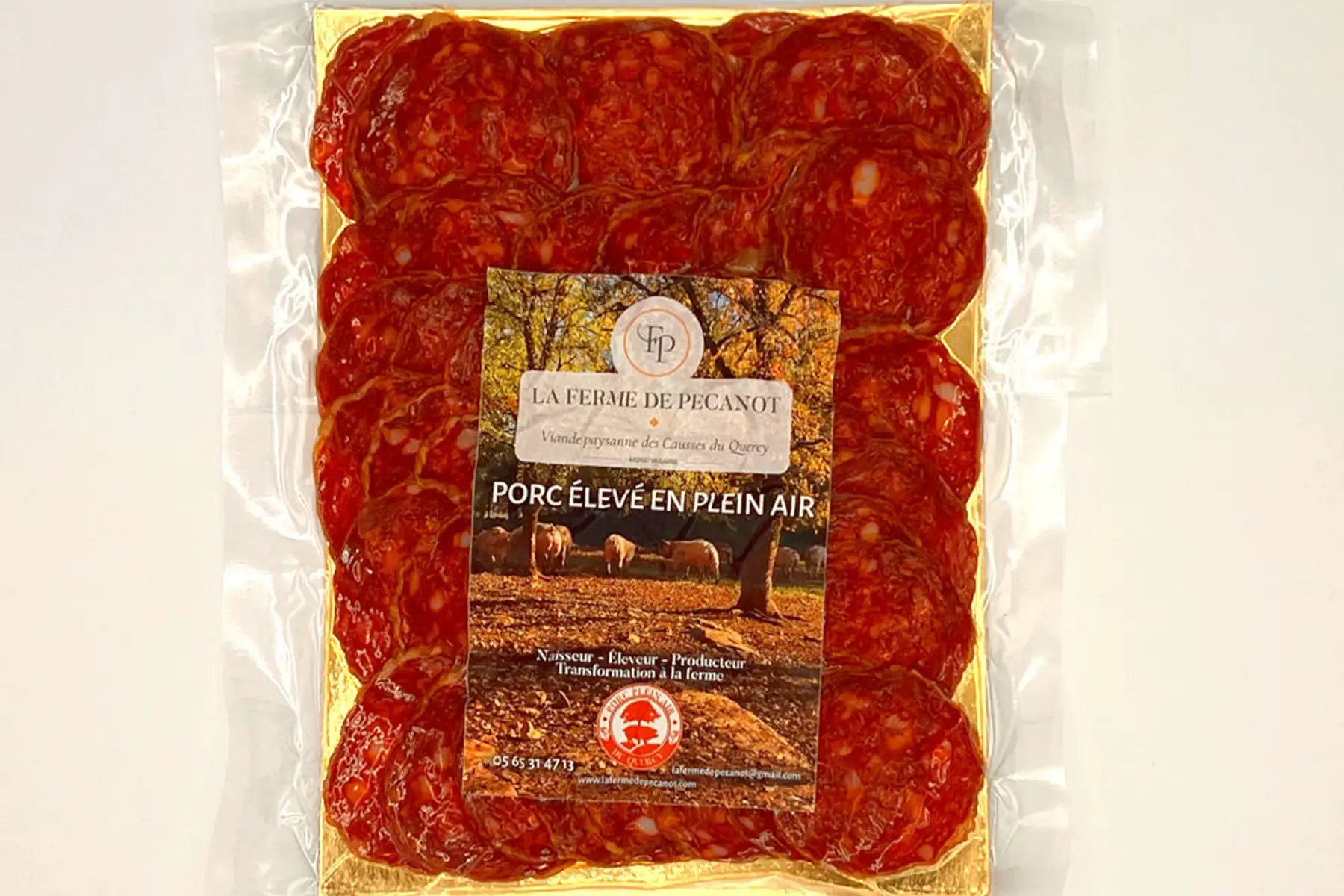rosette chorizo tranchée - 33,90€/kg | ≈200g sous vide