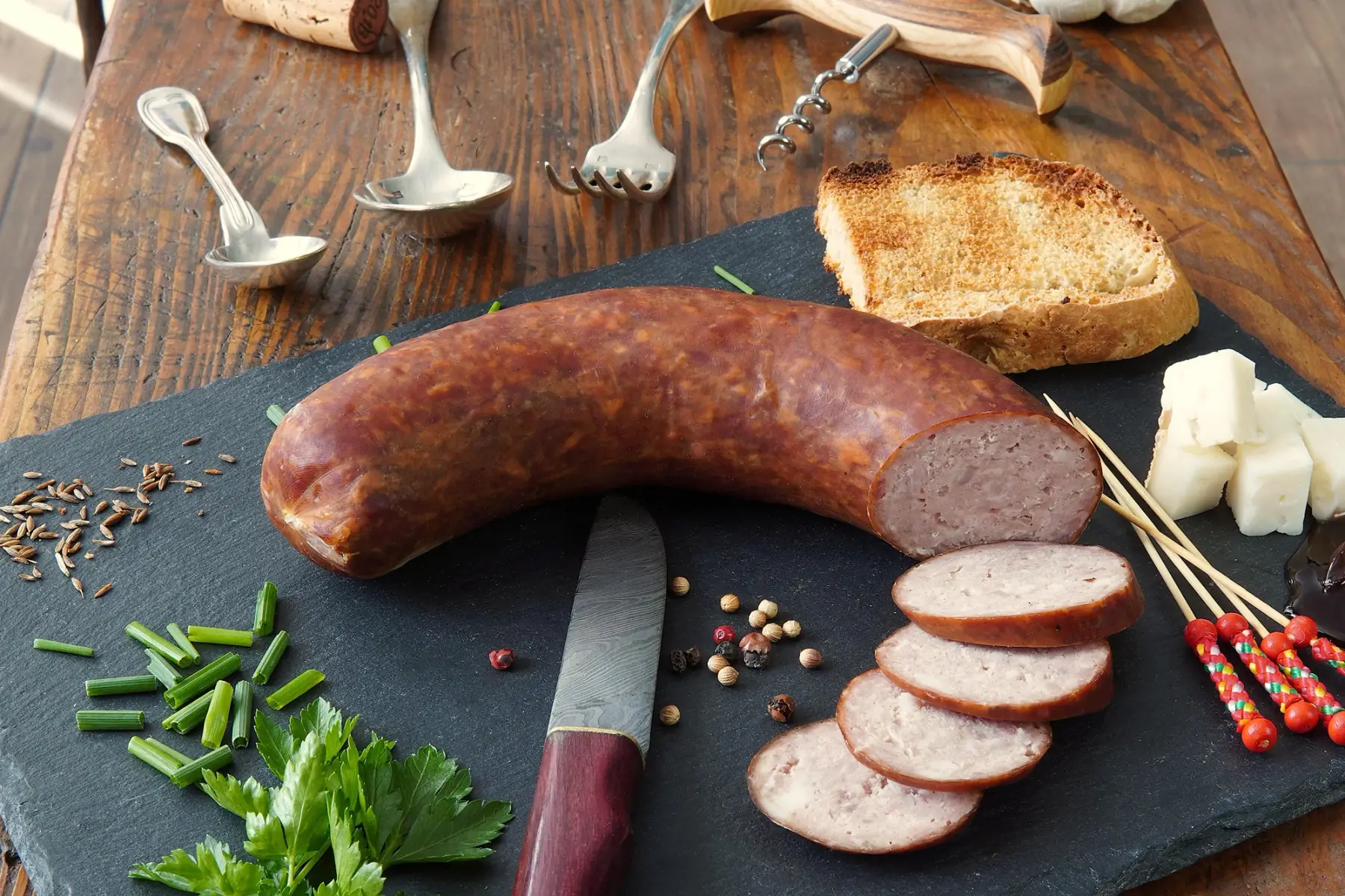 saucisson fumé bio 250gr