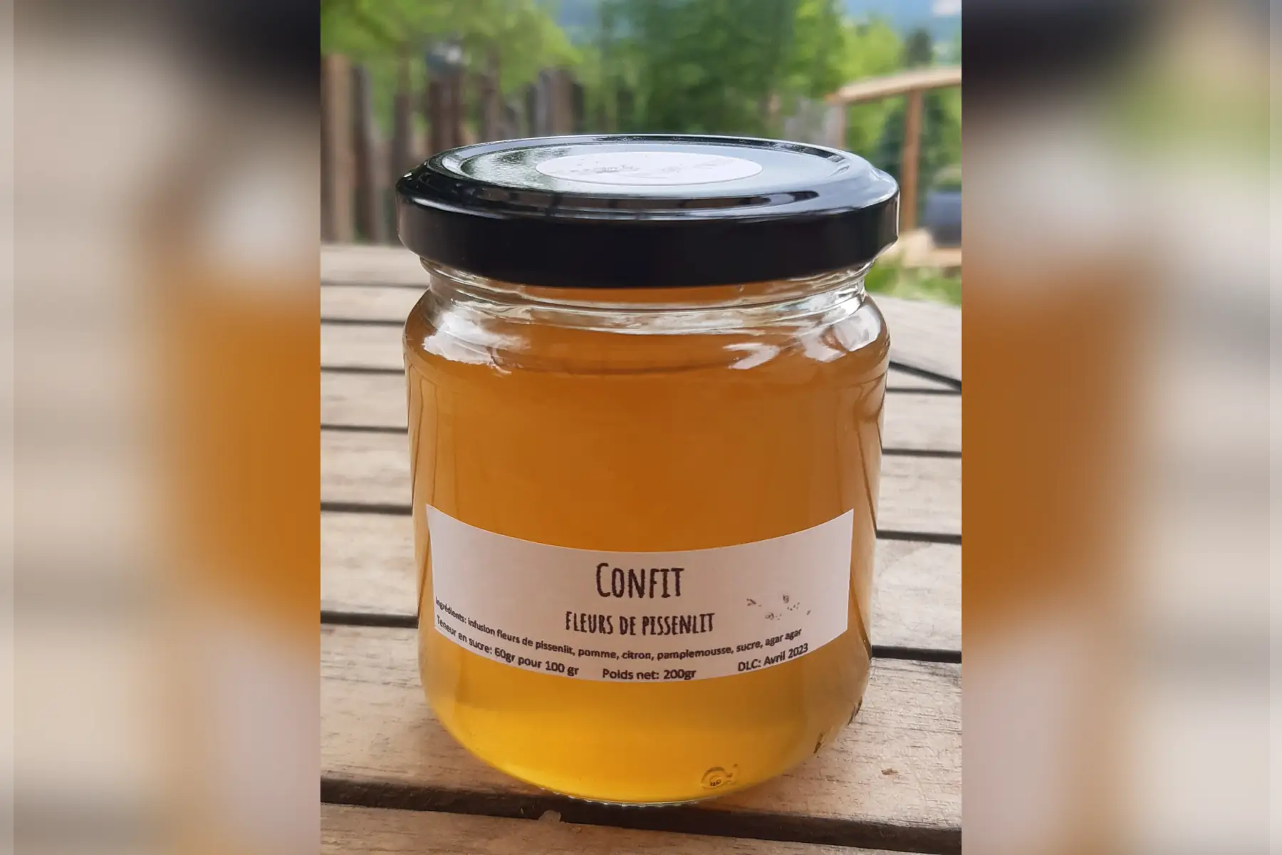 gelée de fleurs de pissenlit