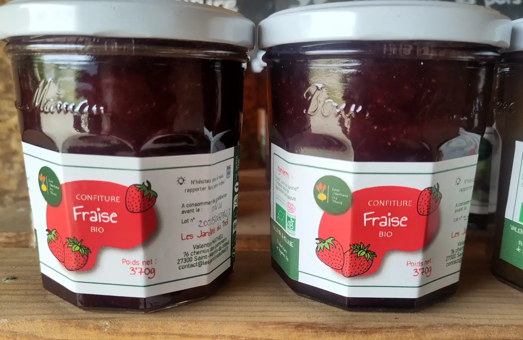 confiture de fraises