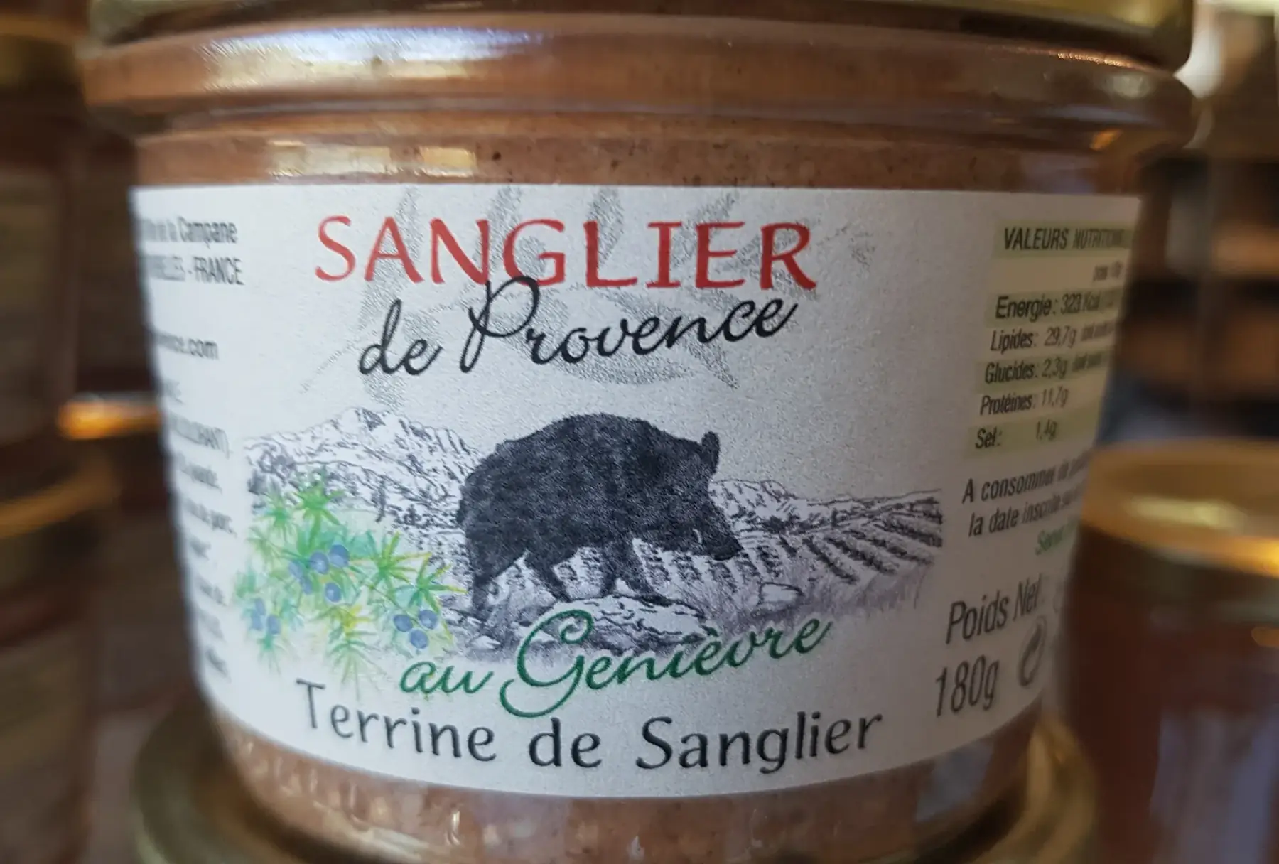 terrine de sanglier au genièvre