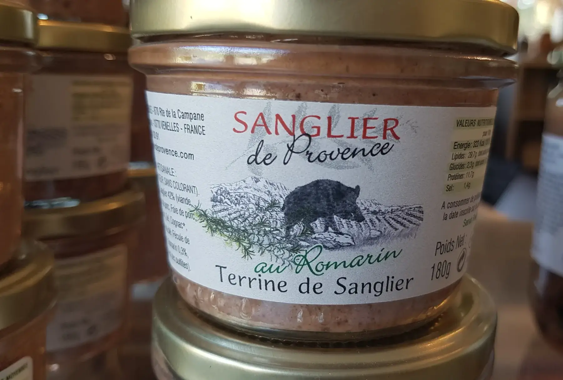 terrine de sanglier au romarin