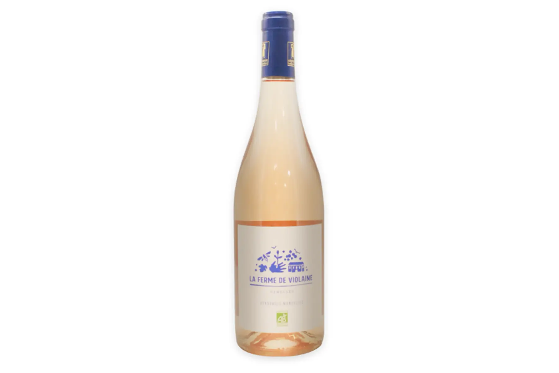vin rosé bio ferme de violaine 2020 bio