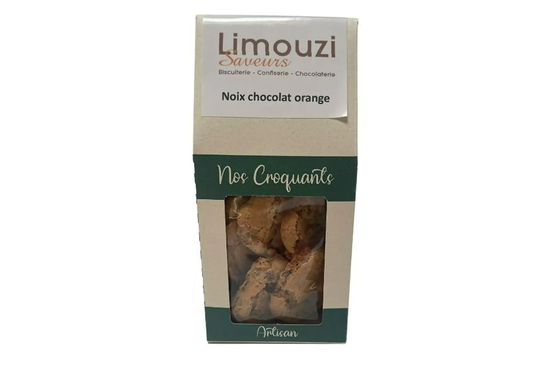 croquants noix chocolat orange 80g