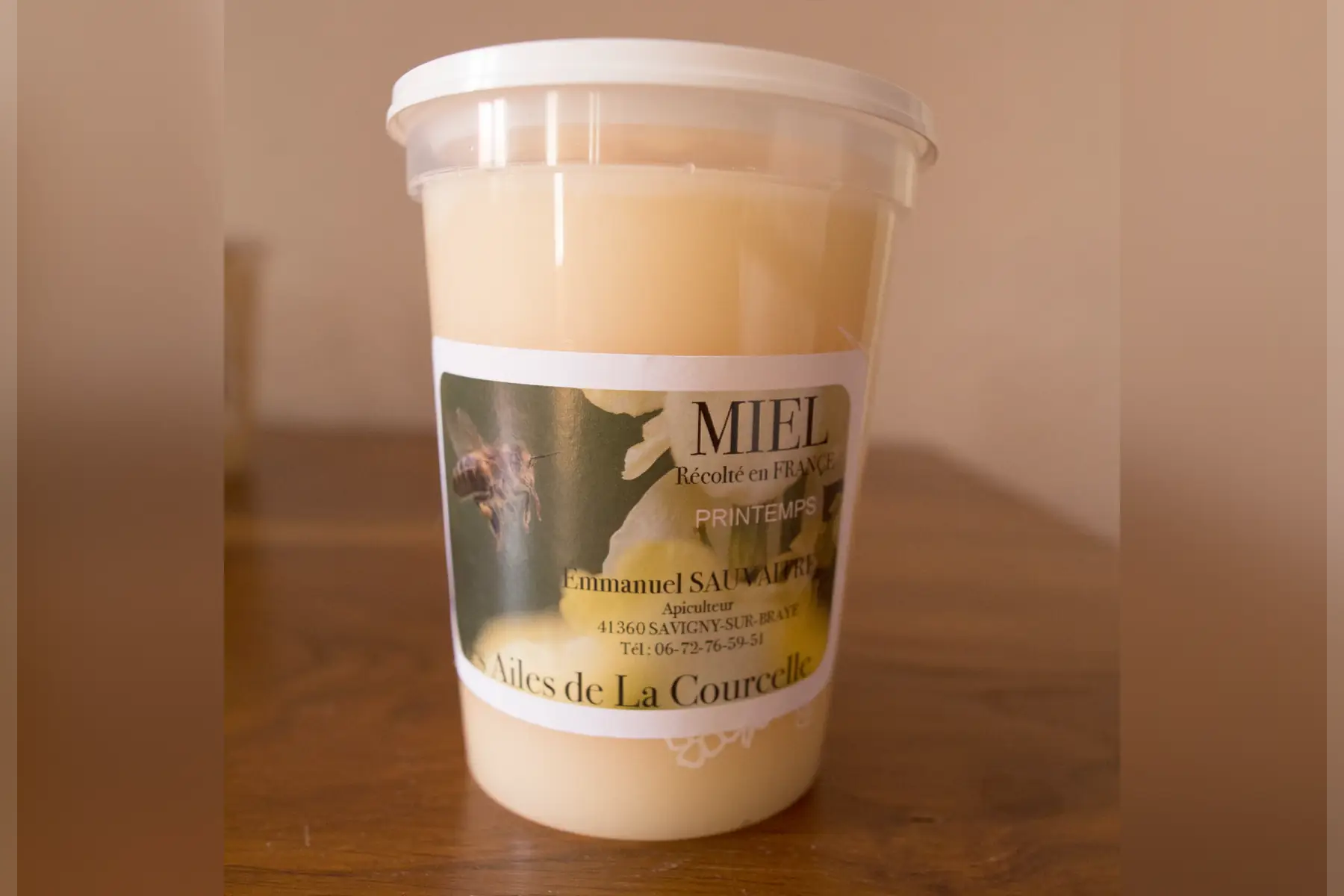 miel de printemps blanc