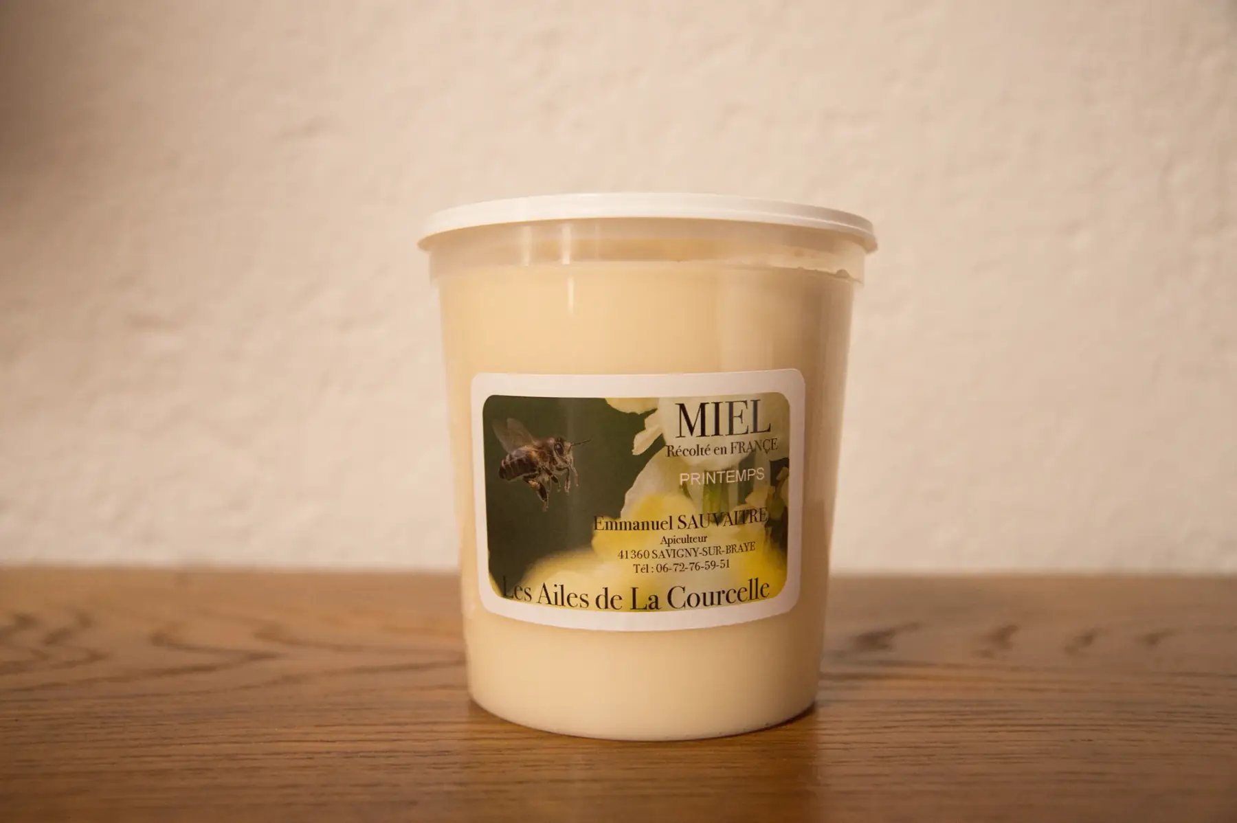 miel de printemps blanc