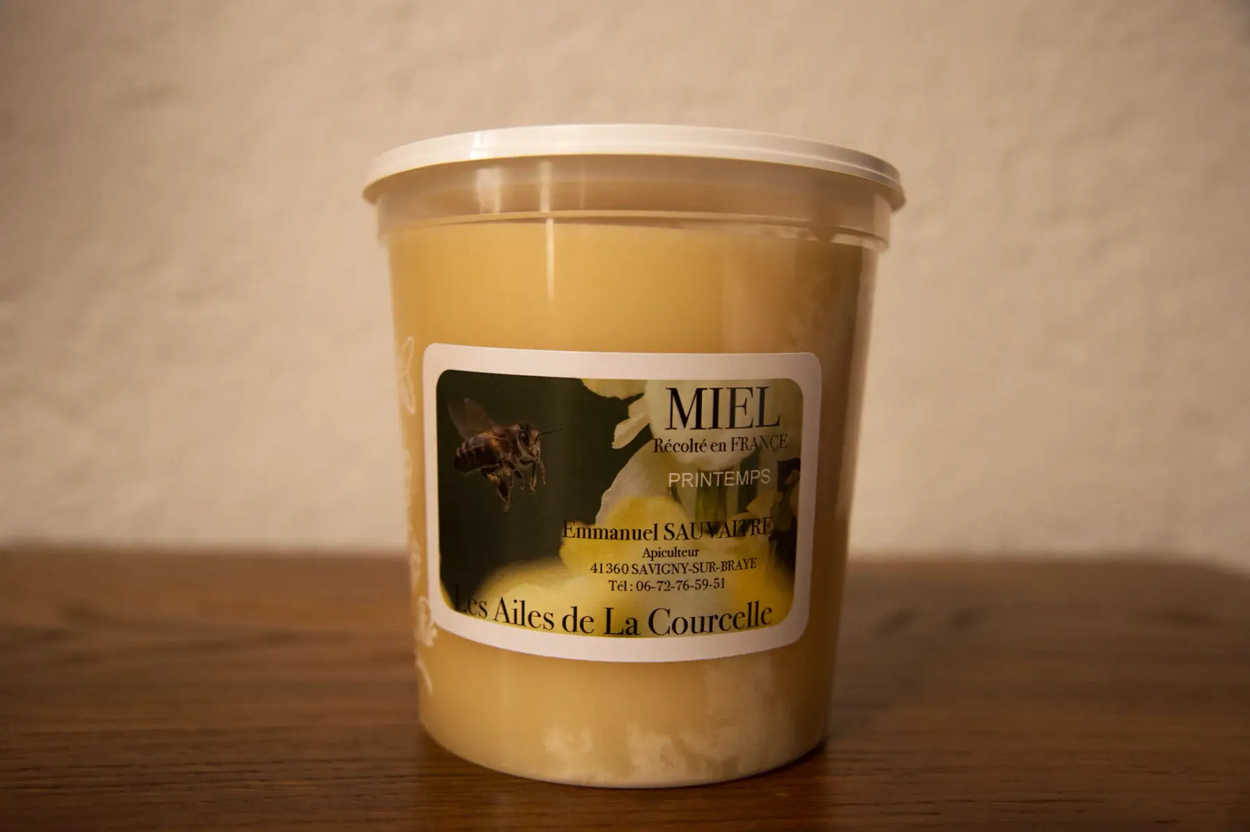 miel de printemps marron clair