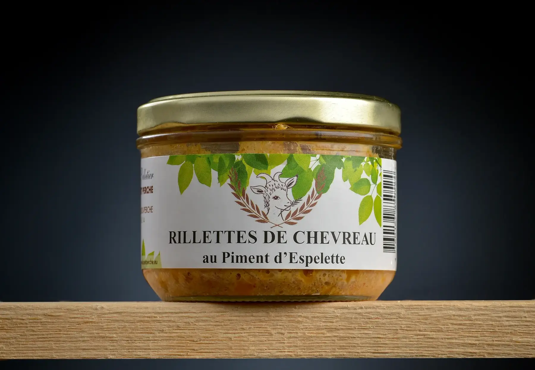 rillettes chevreau au piment d'espelette 180g
