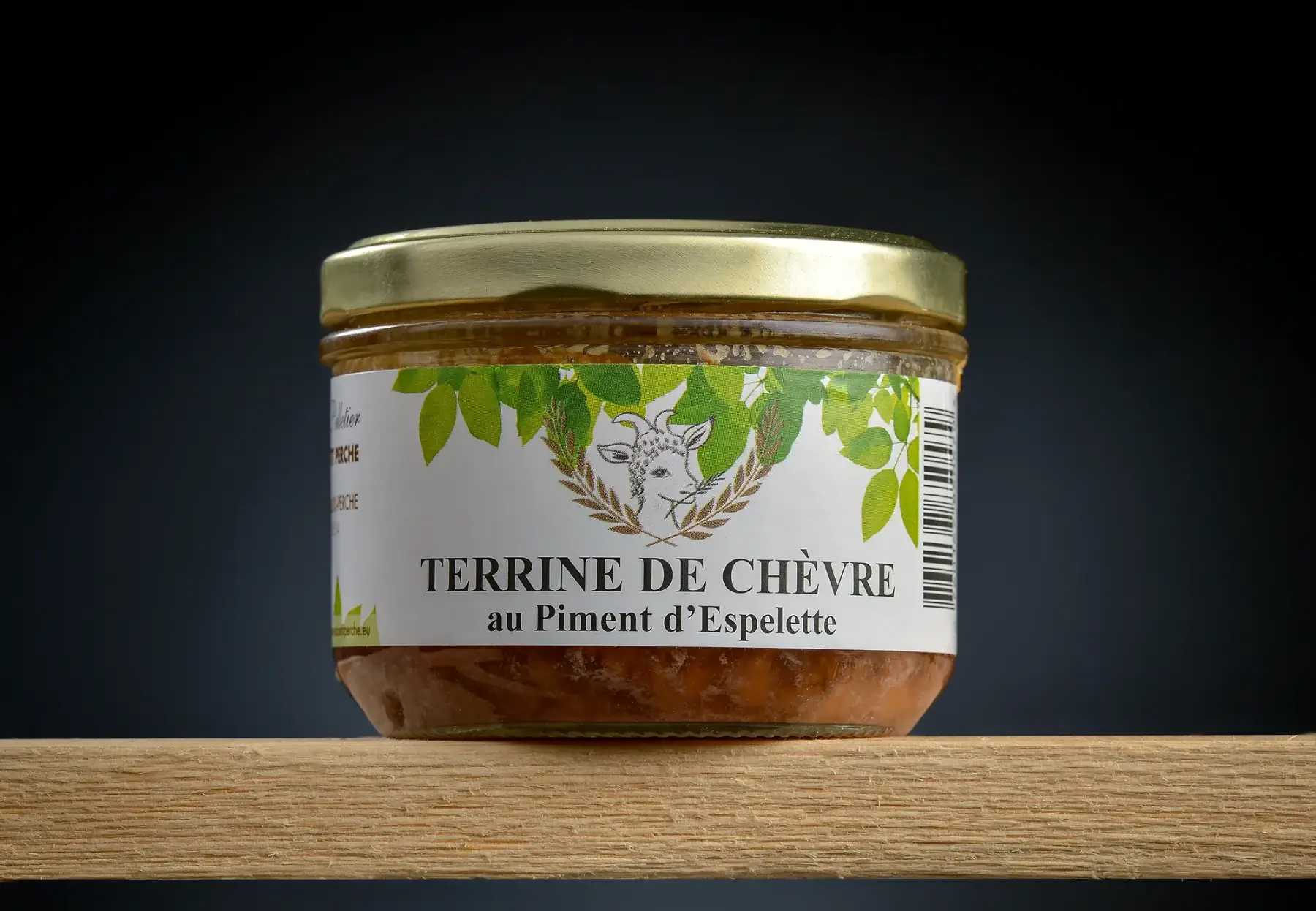 terrine de chèvre au piment d'espelette 180g
