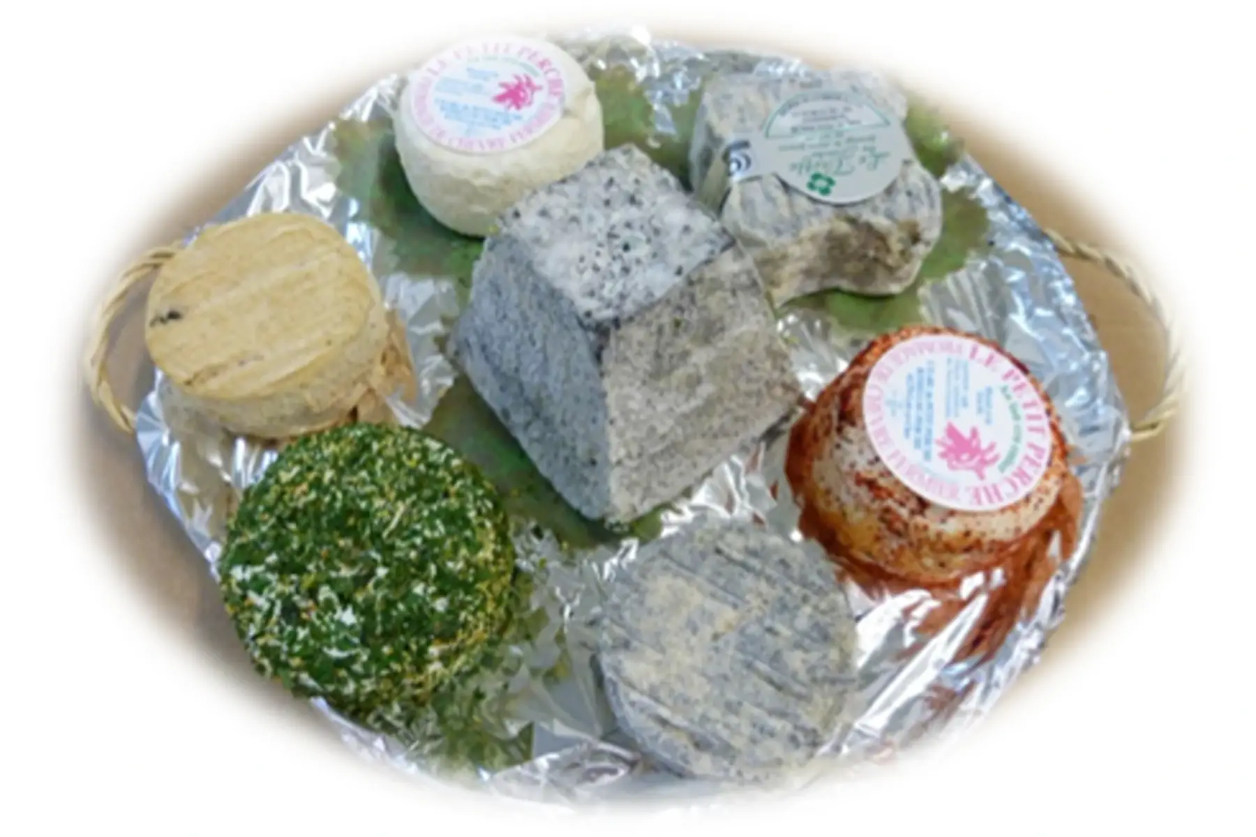 petit plateau de fromage de chèvre