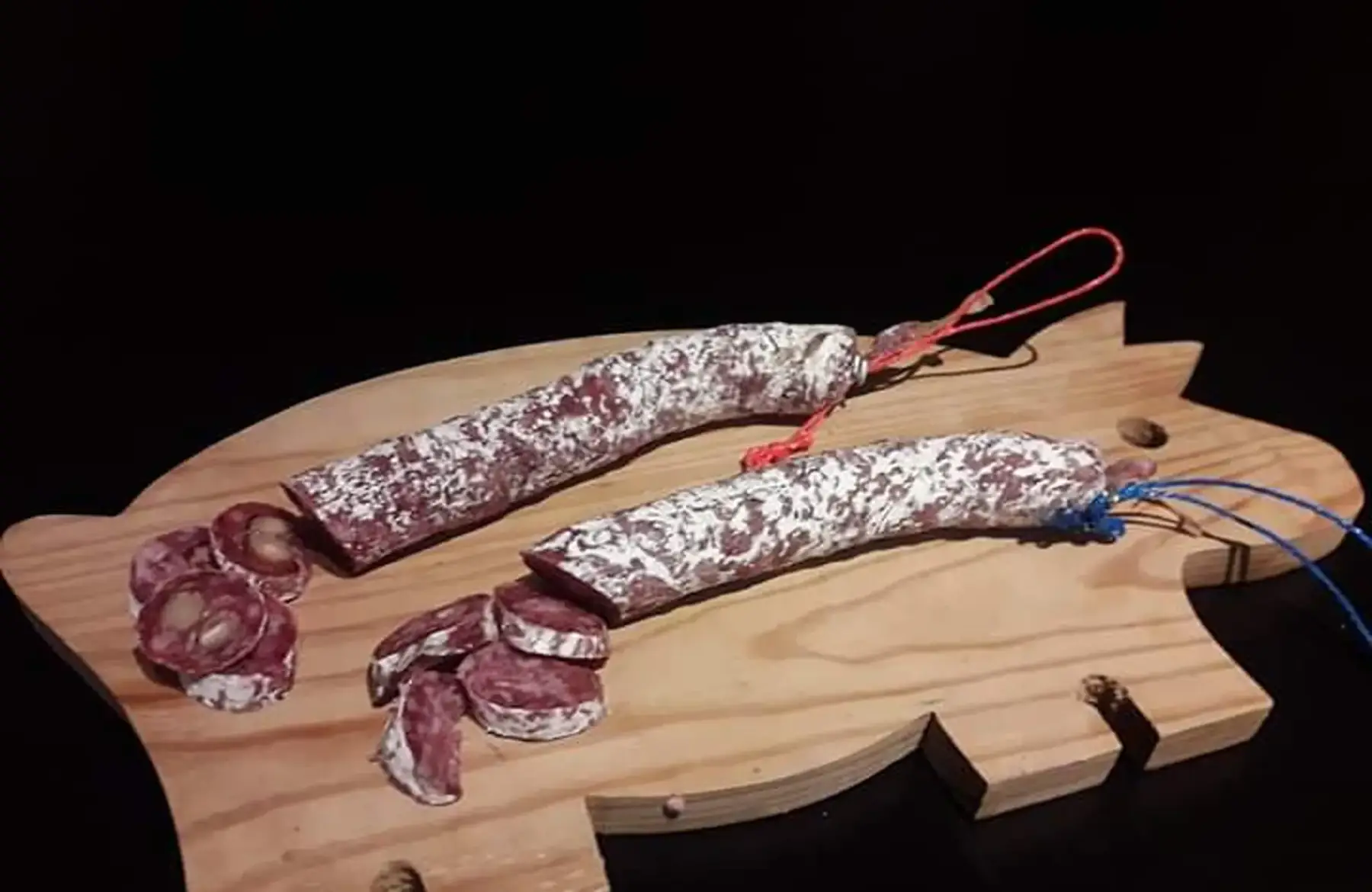 saucisson sec aux noisettes