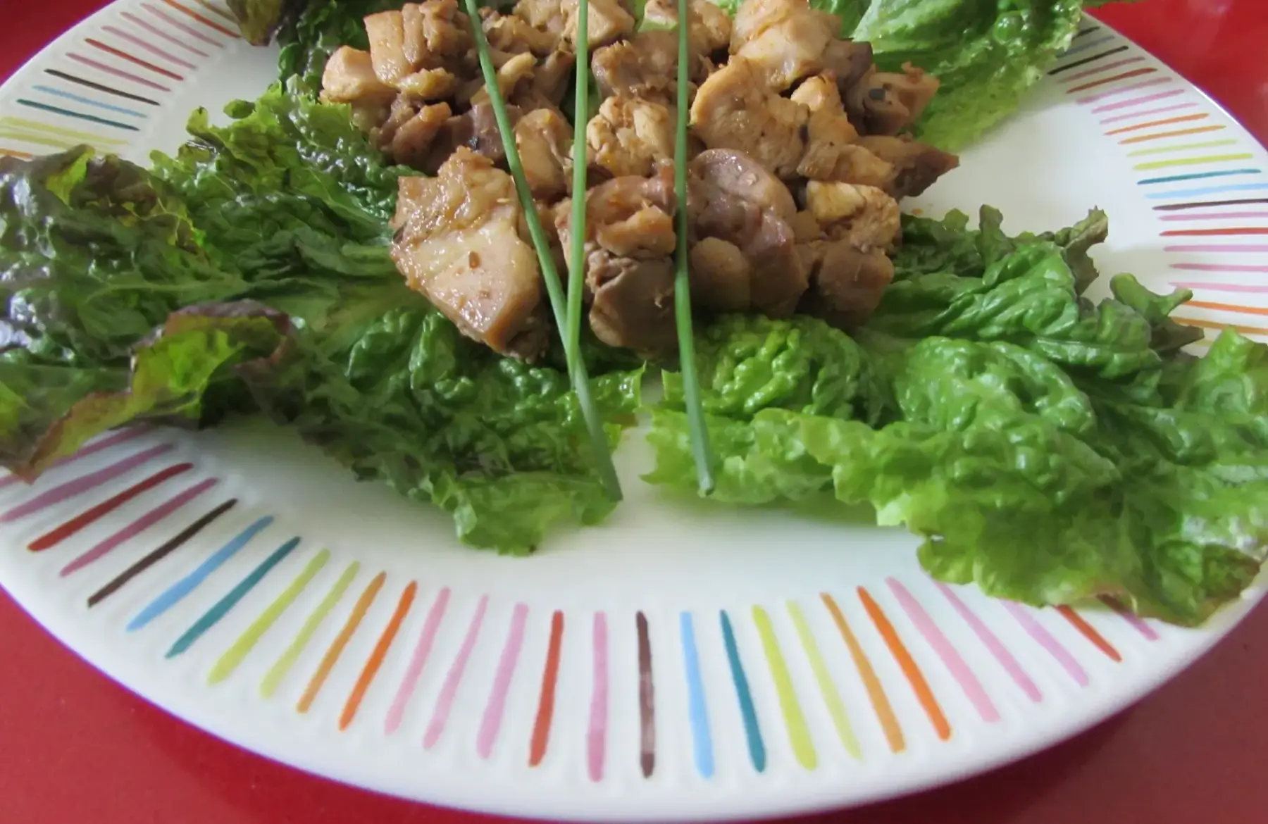 émincés de poulet bio marinés au thym-citron