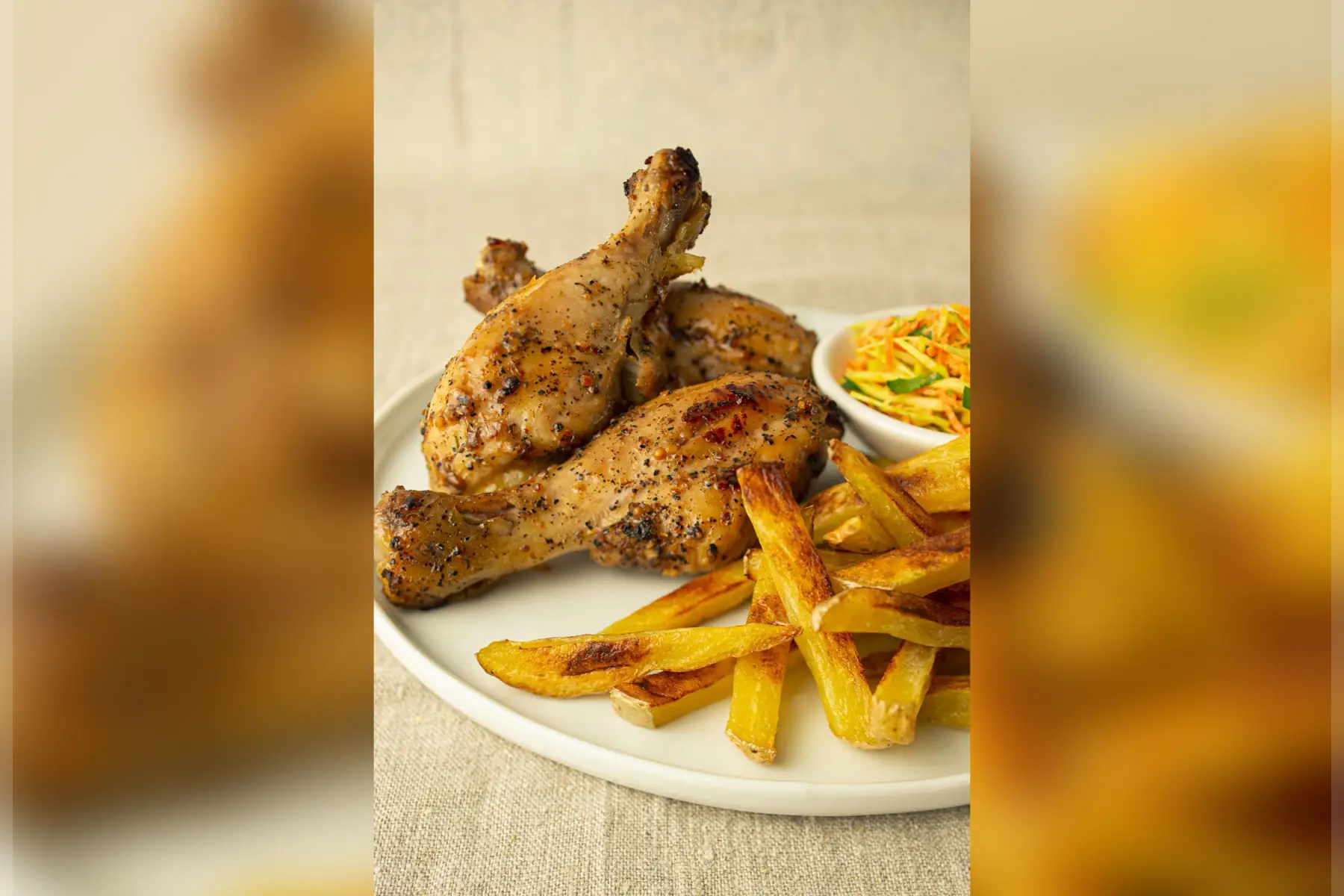 6 pilons de poulets au thym-citron bio