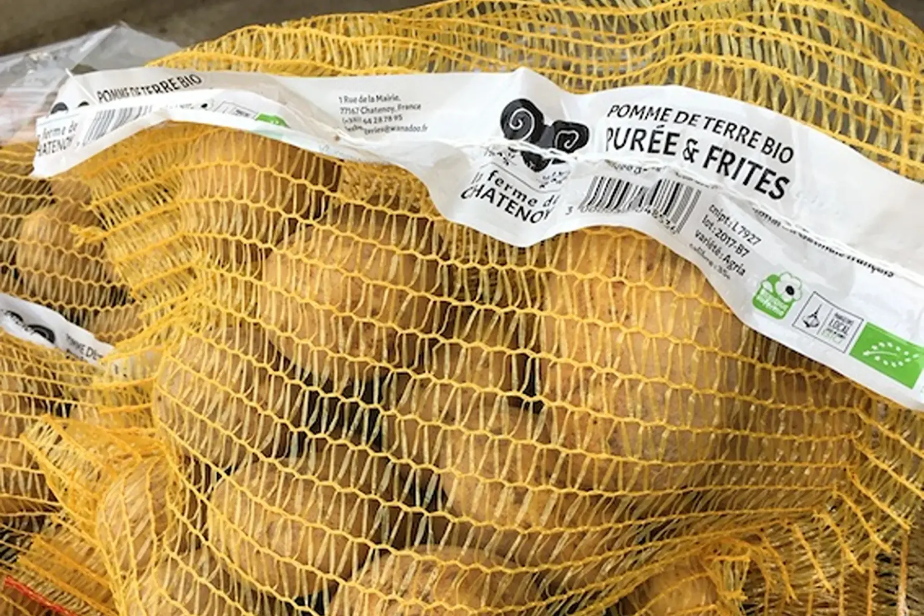 pomme de terre Agria (chair tendre)