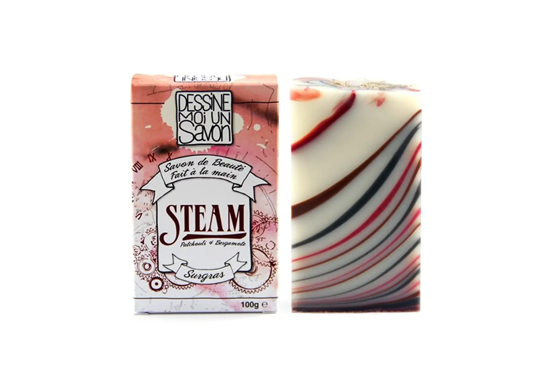 savon surgras steam, aloe véra, vegan (100g)