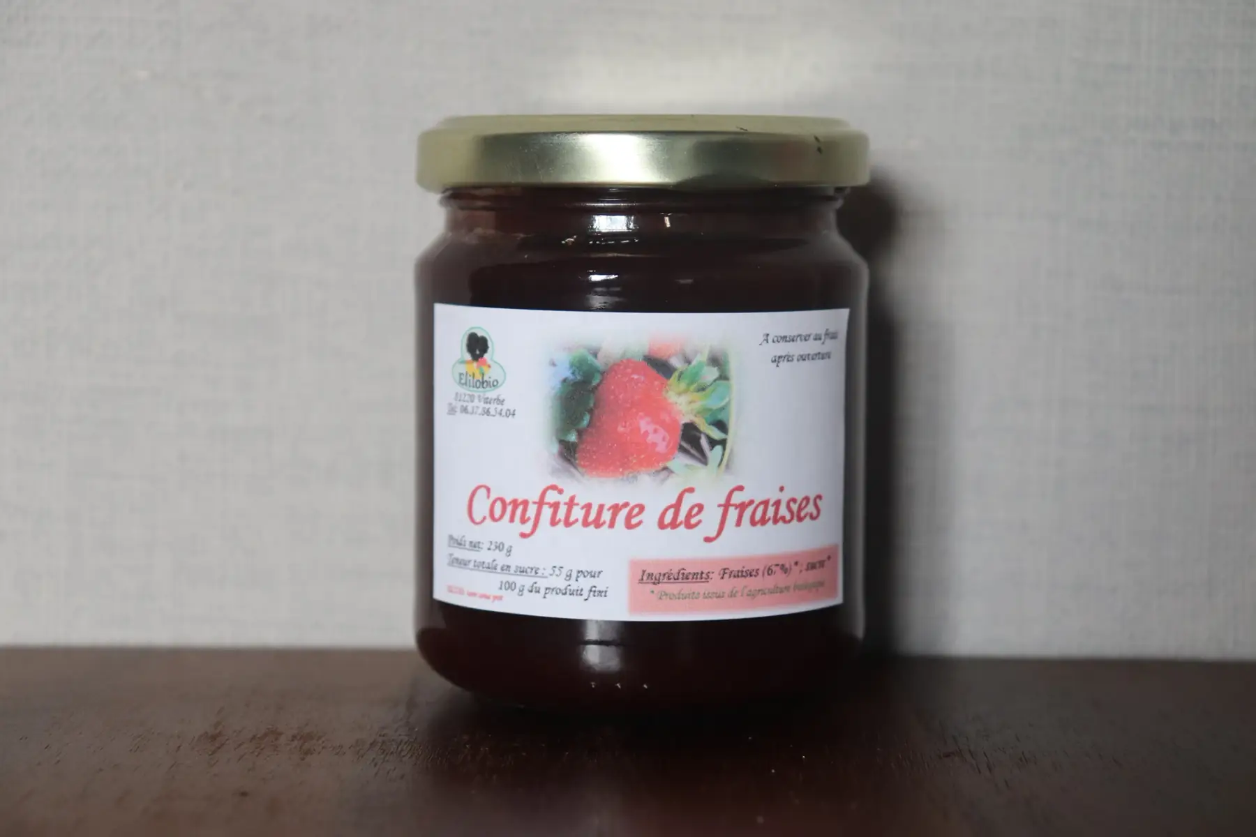 confiture de fraises