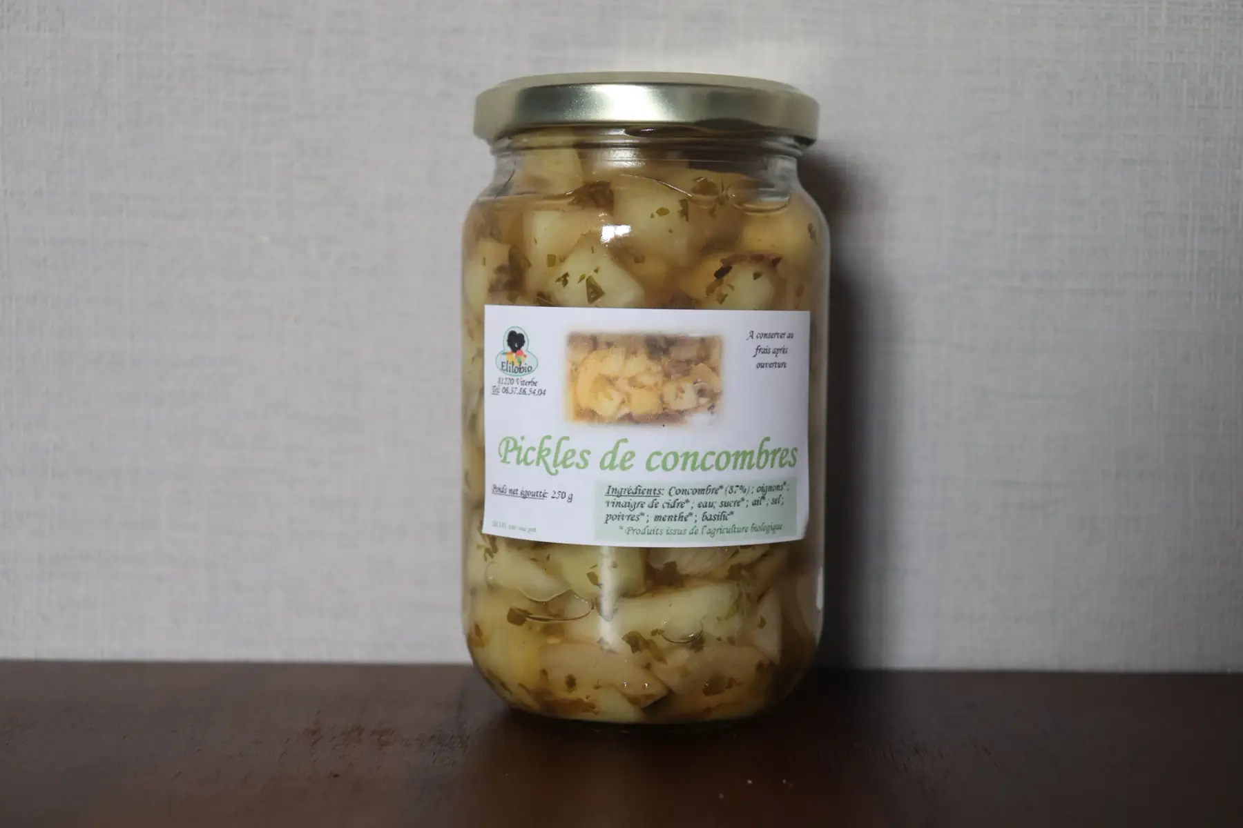 pickles de concombres