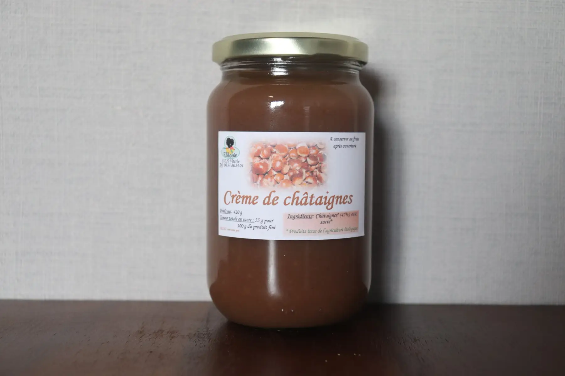 crème de châtaignes
