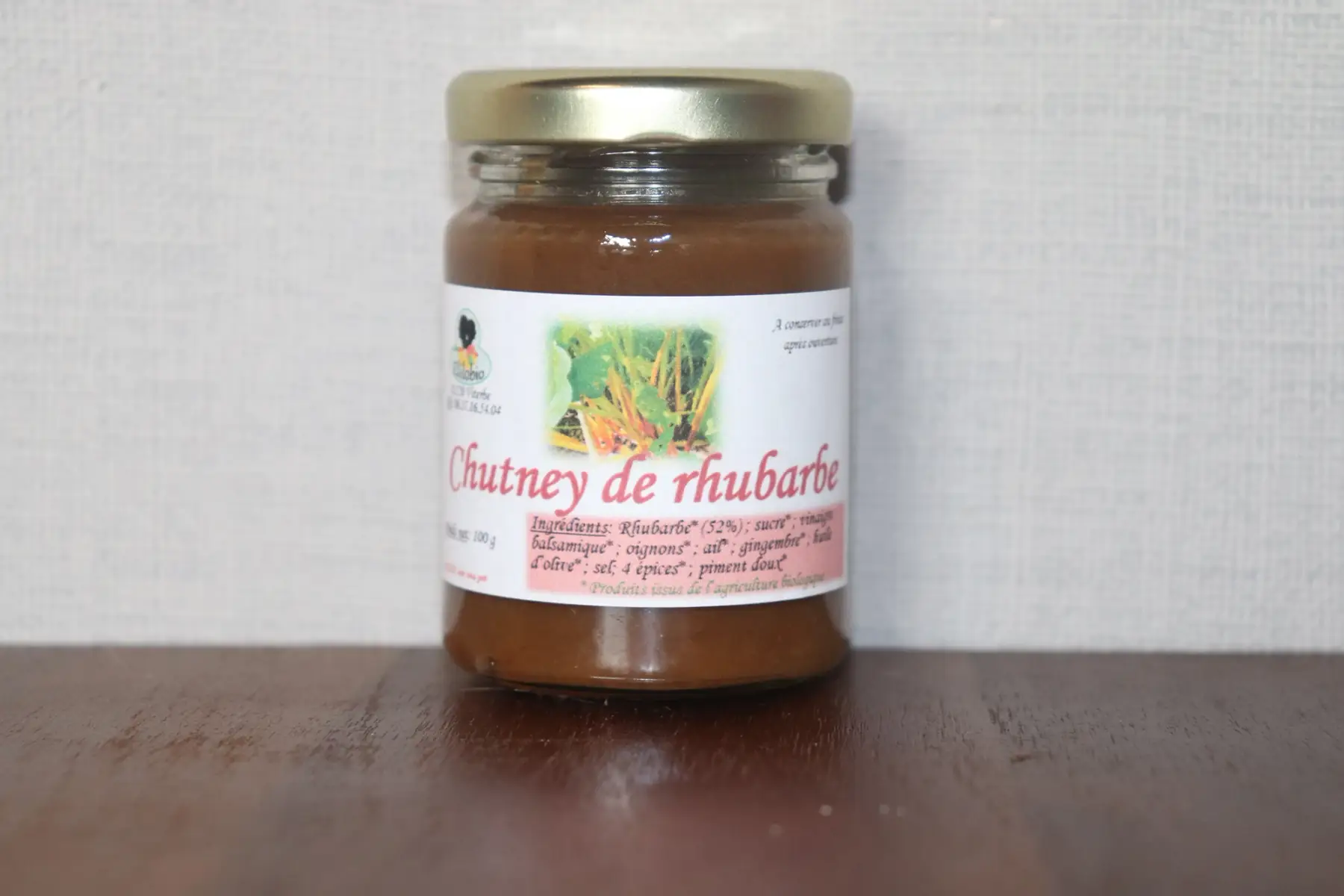 chutney de rhubarbe