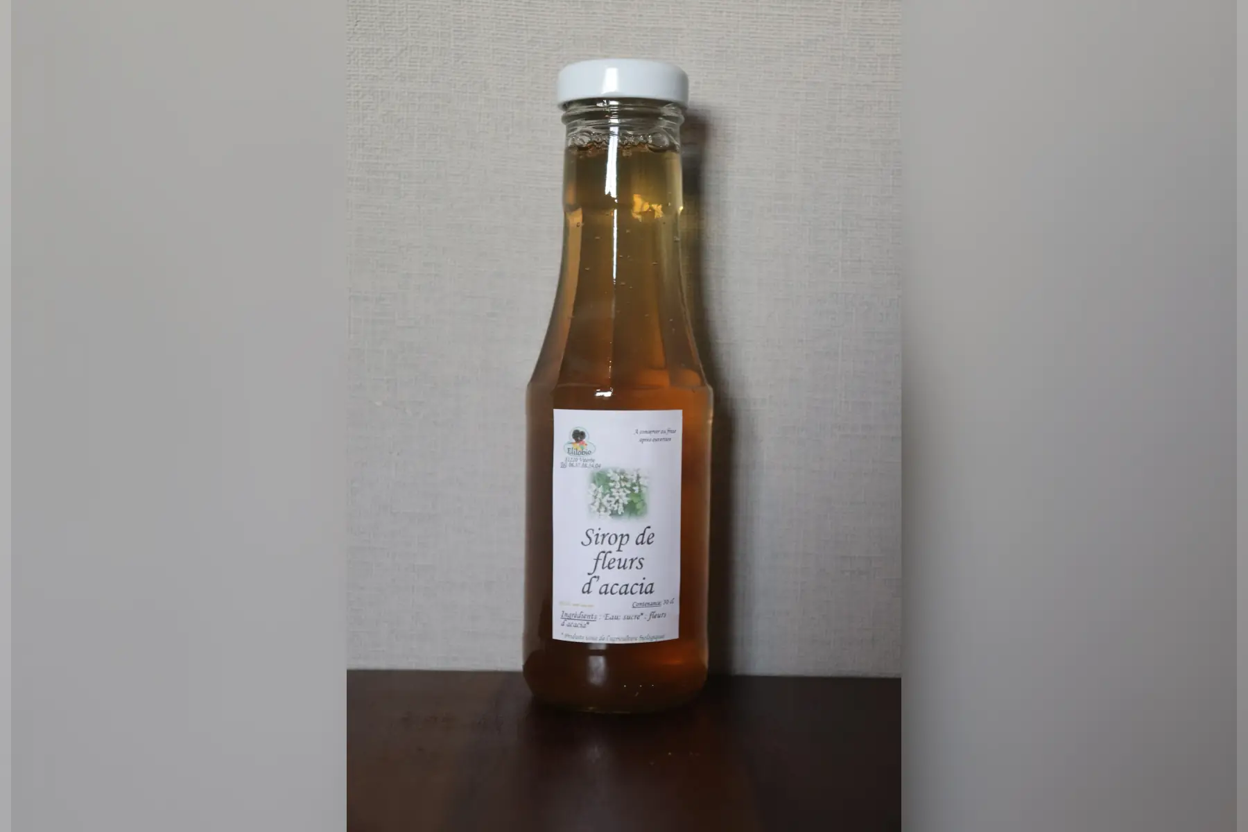 sirop de fleurs d'acacia