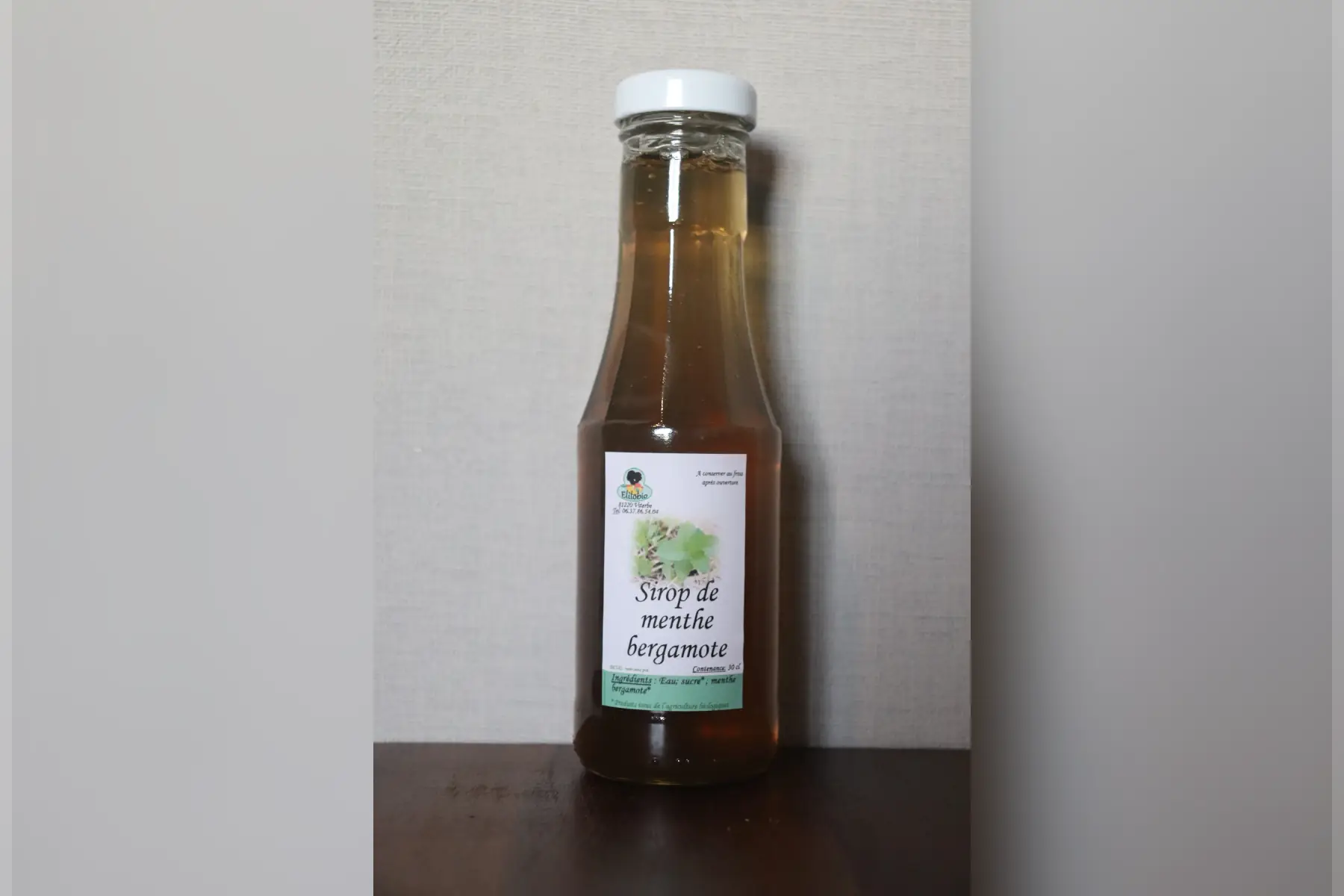 sirop de menthe bergamote