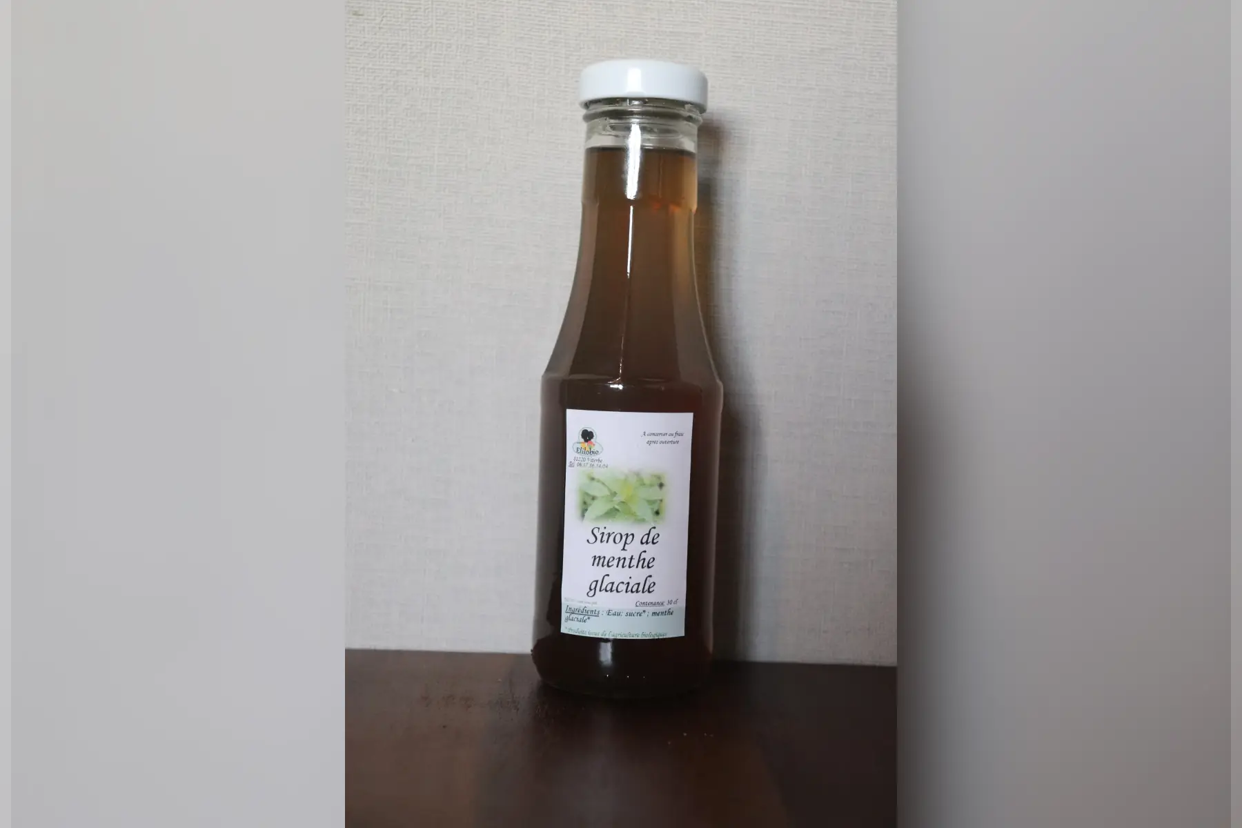 sirop de menthe glaciale