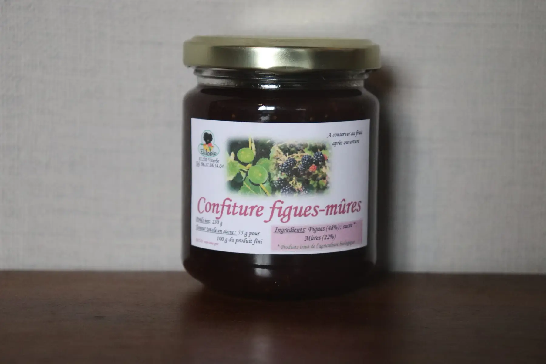 confiture de figue-mûres