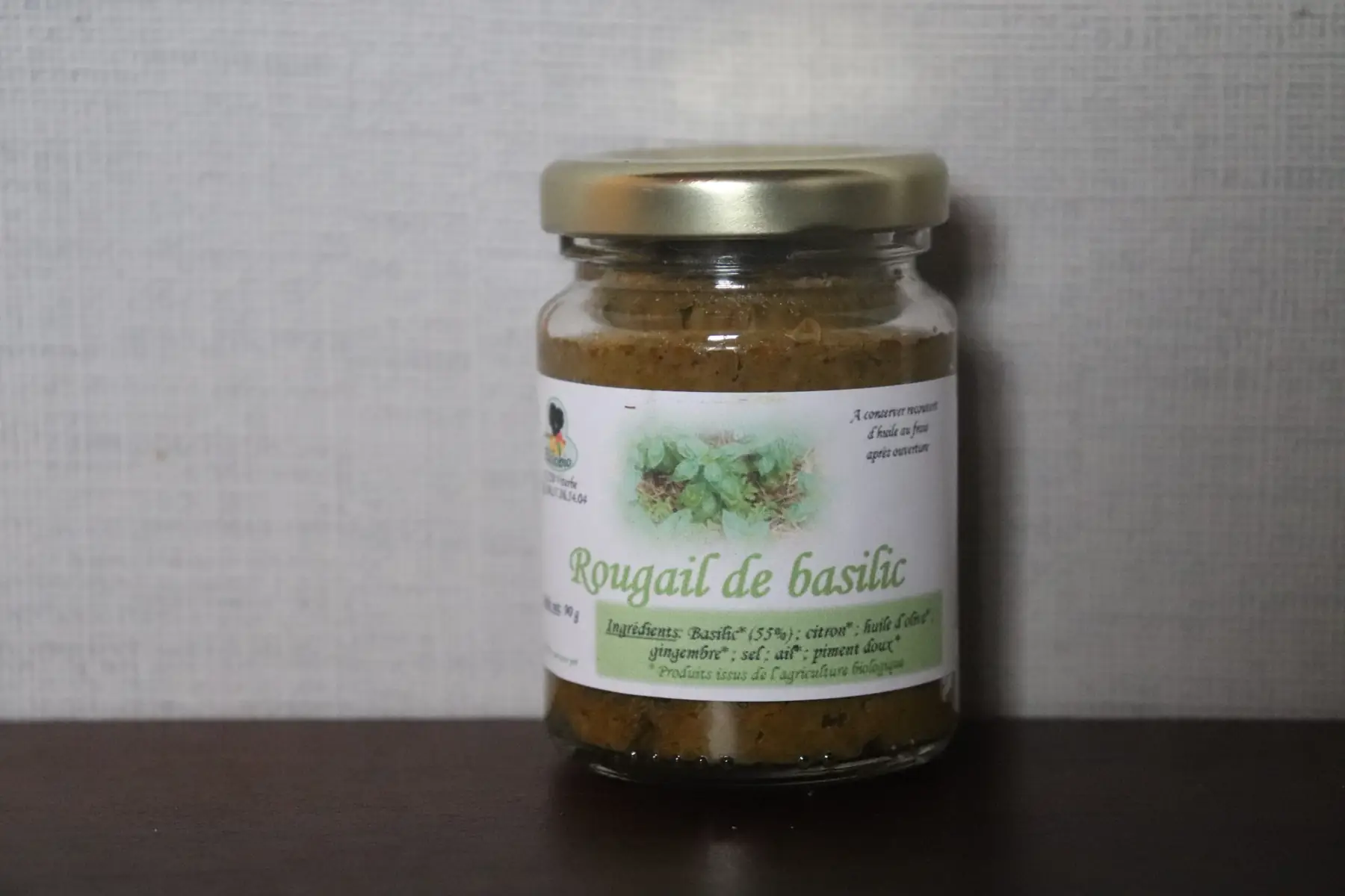 rougail de basilic