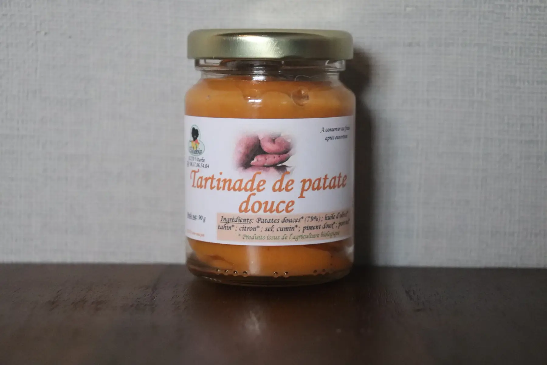 tartinade à la patate douce