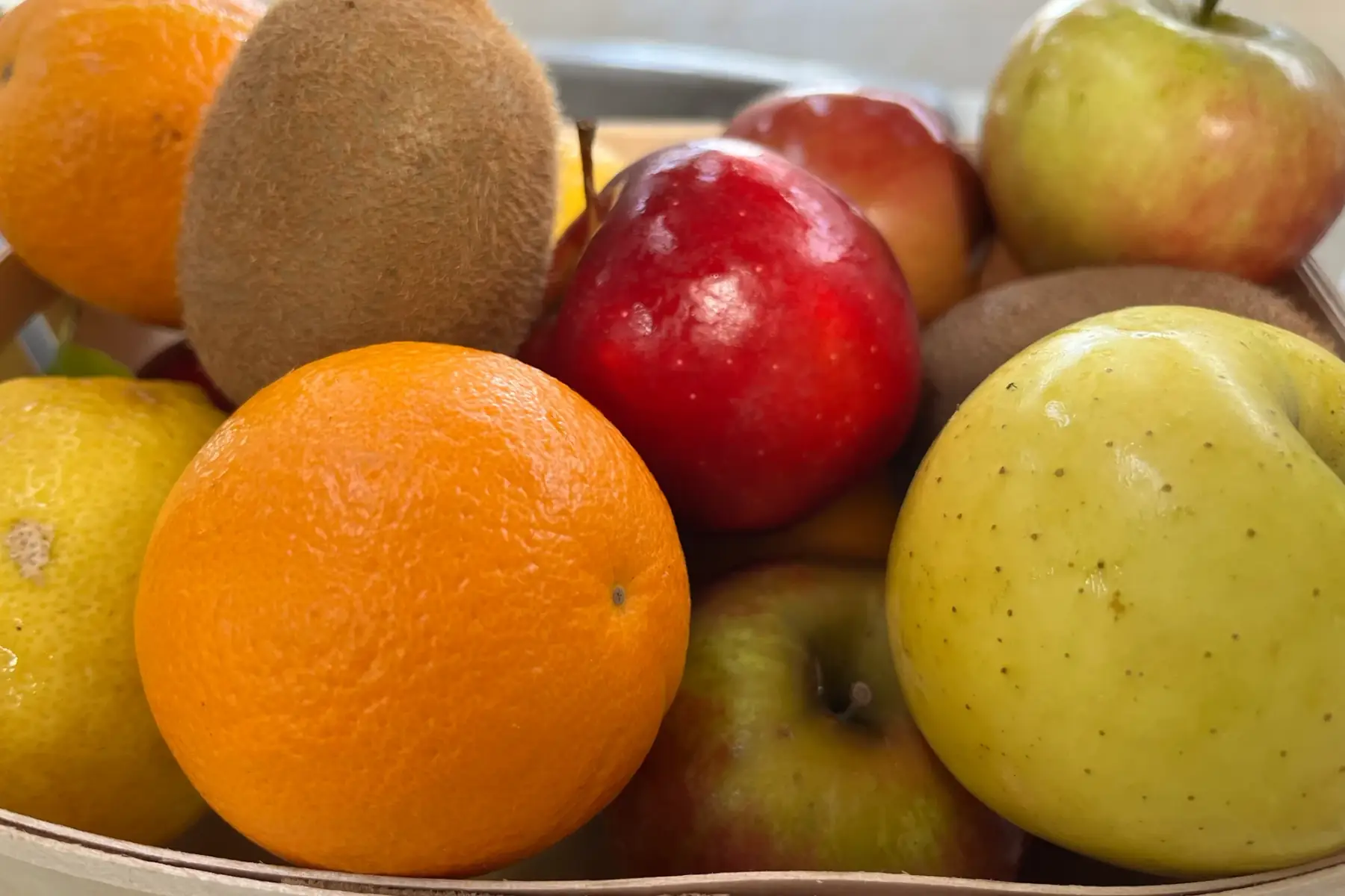 panier de fruits bio mixtes