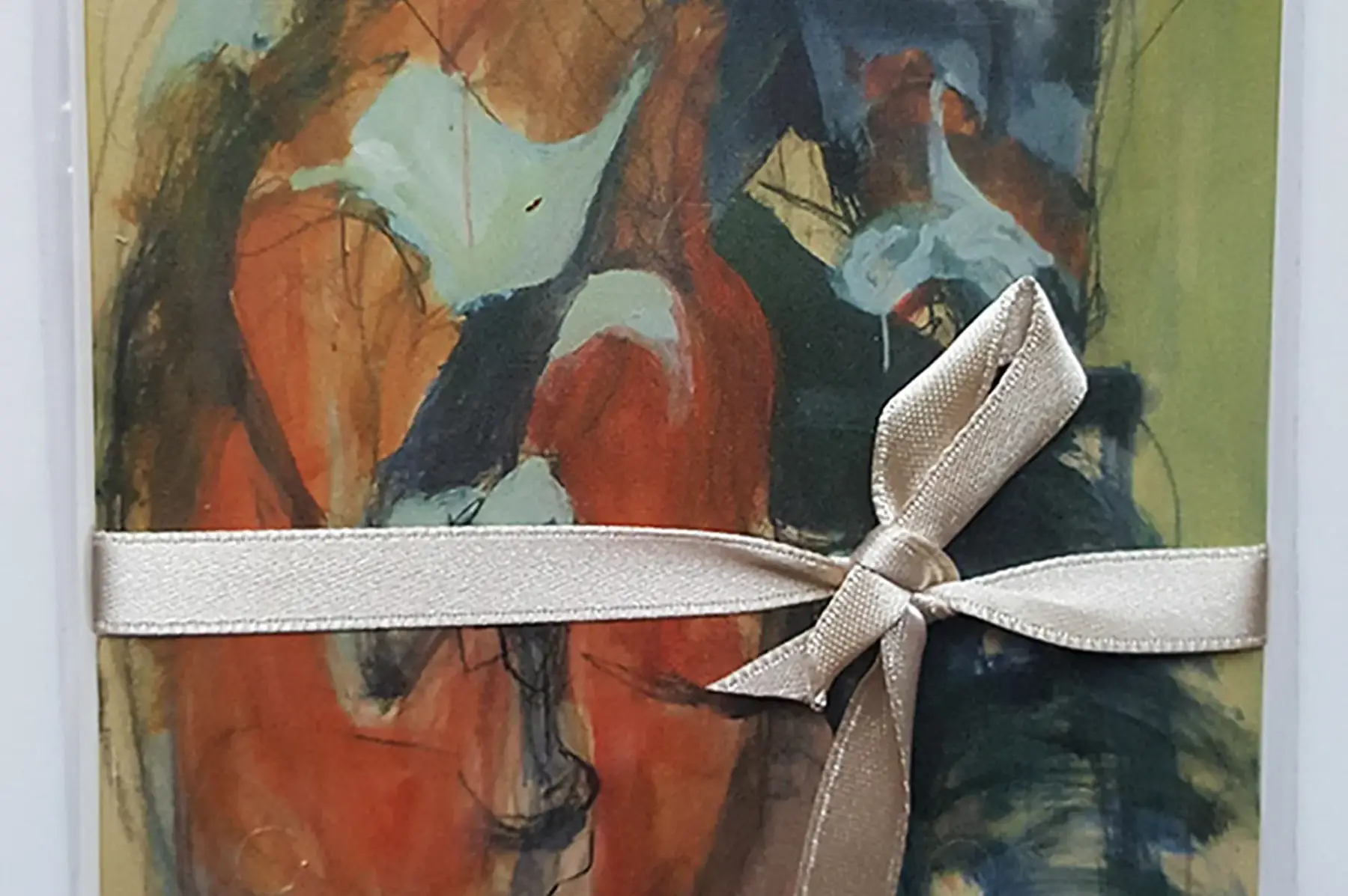 lot de 5 cartes et enveloppes pour les amoureux de chevaux et peinture