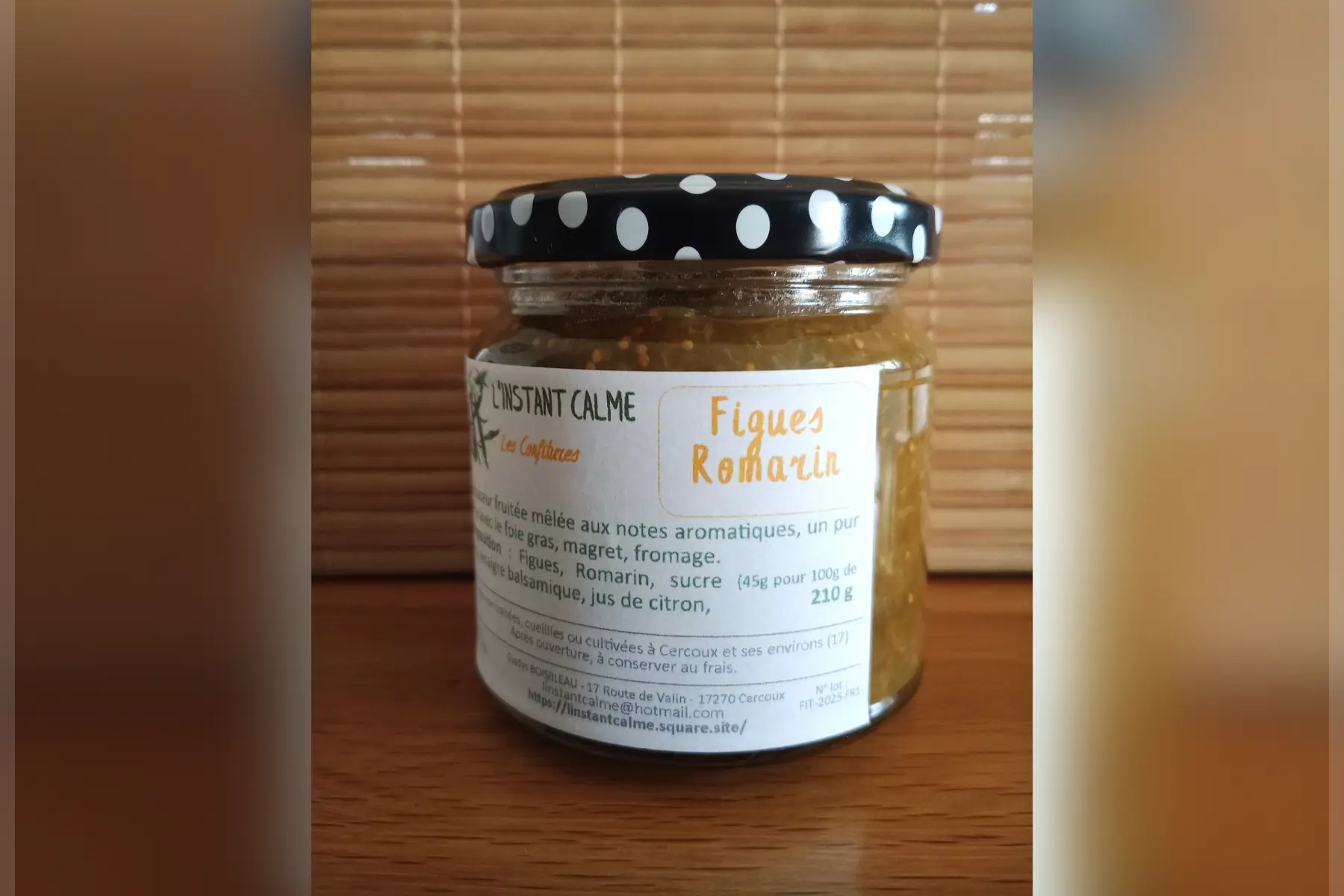Confiture FIGUES ROMARIN