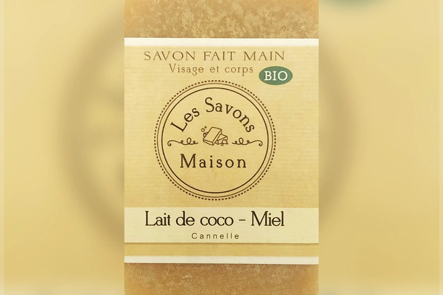 savon lait de coco-miel 100g