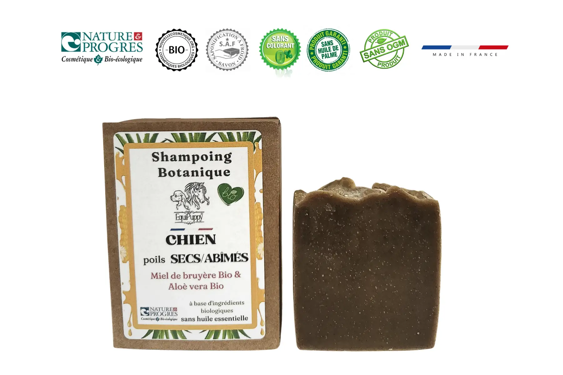 shampoing pour chien poils secs