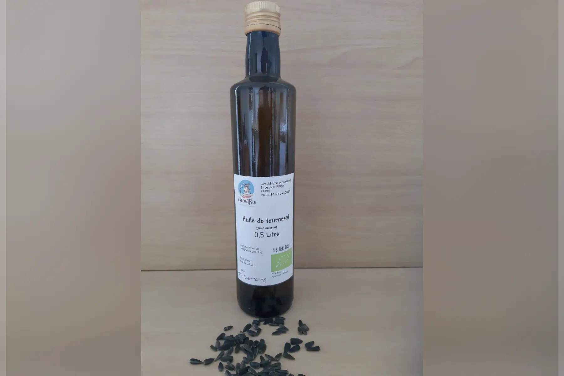 huile de tournesol (friture)