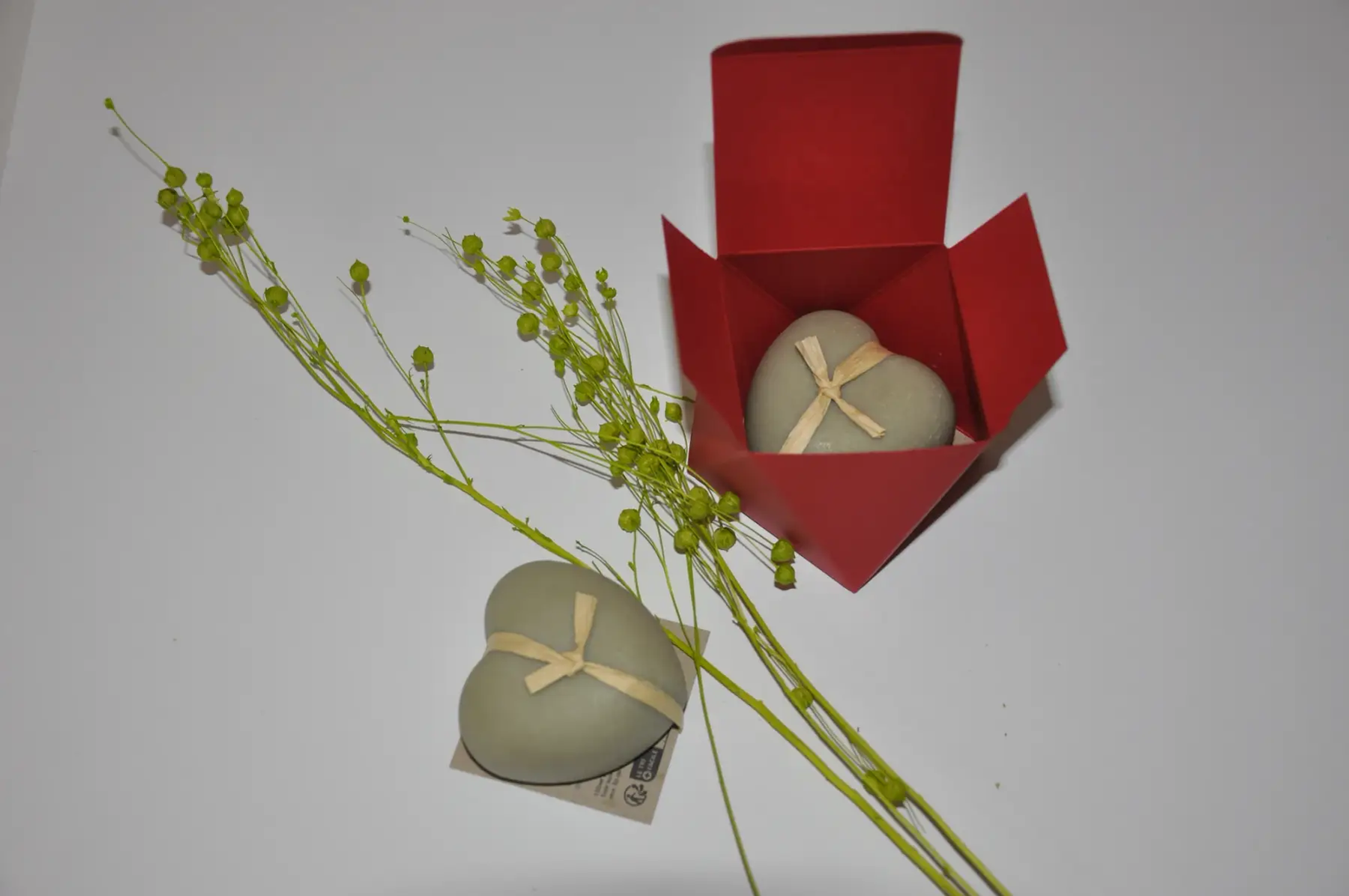 coffret savon gros coeur green avena