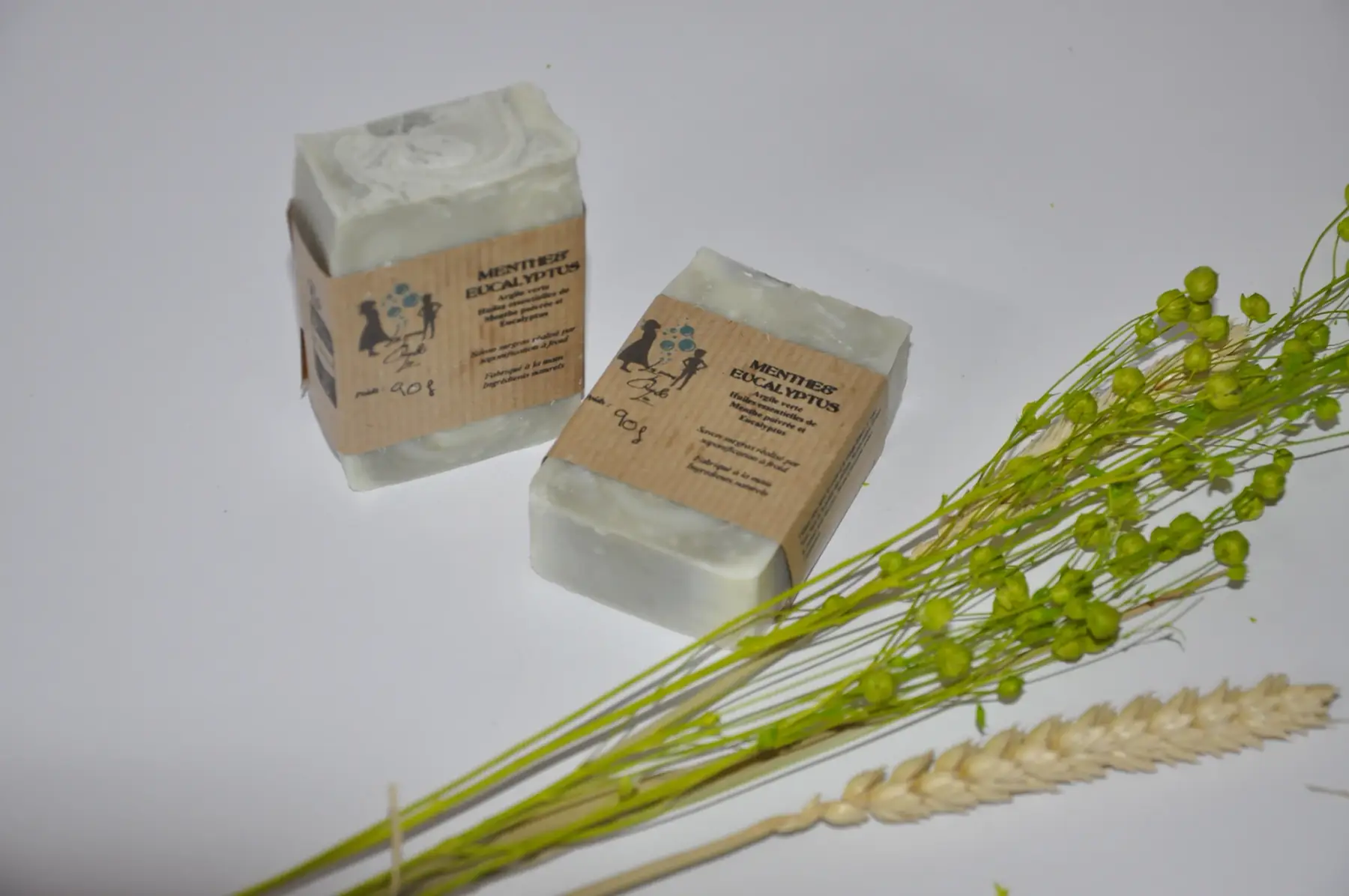 savon parfumé menthe&eucalyptus