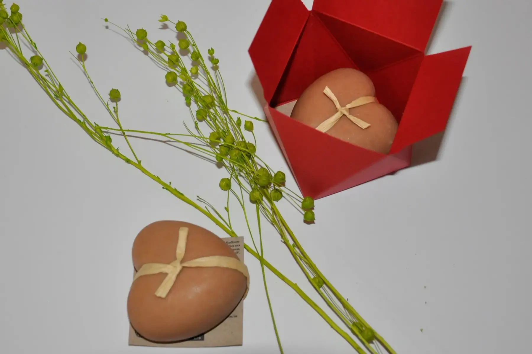 coffret savon gros coeur bunny