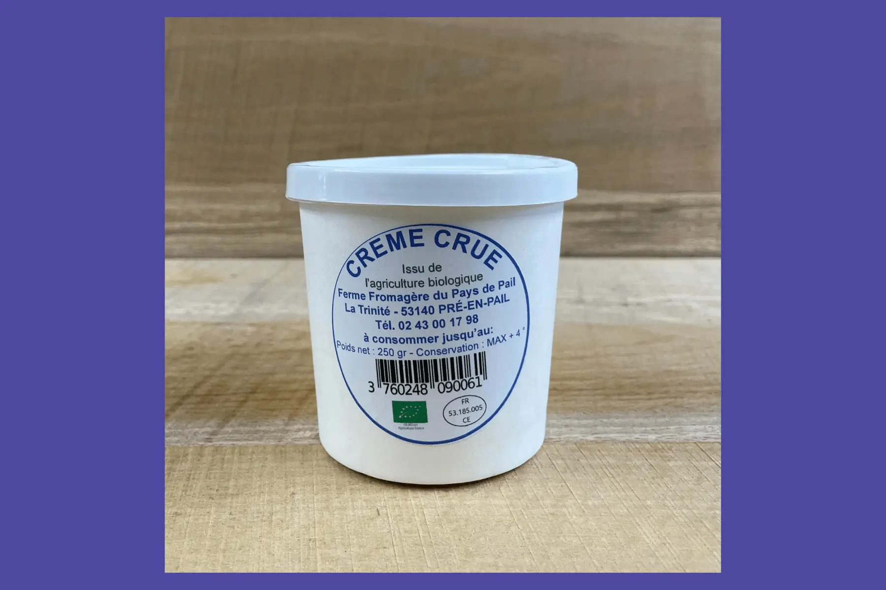 creme crue 250 gr