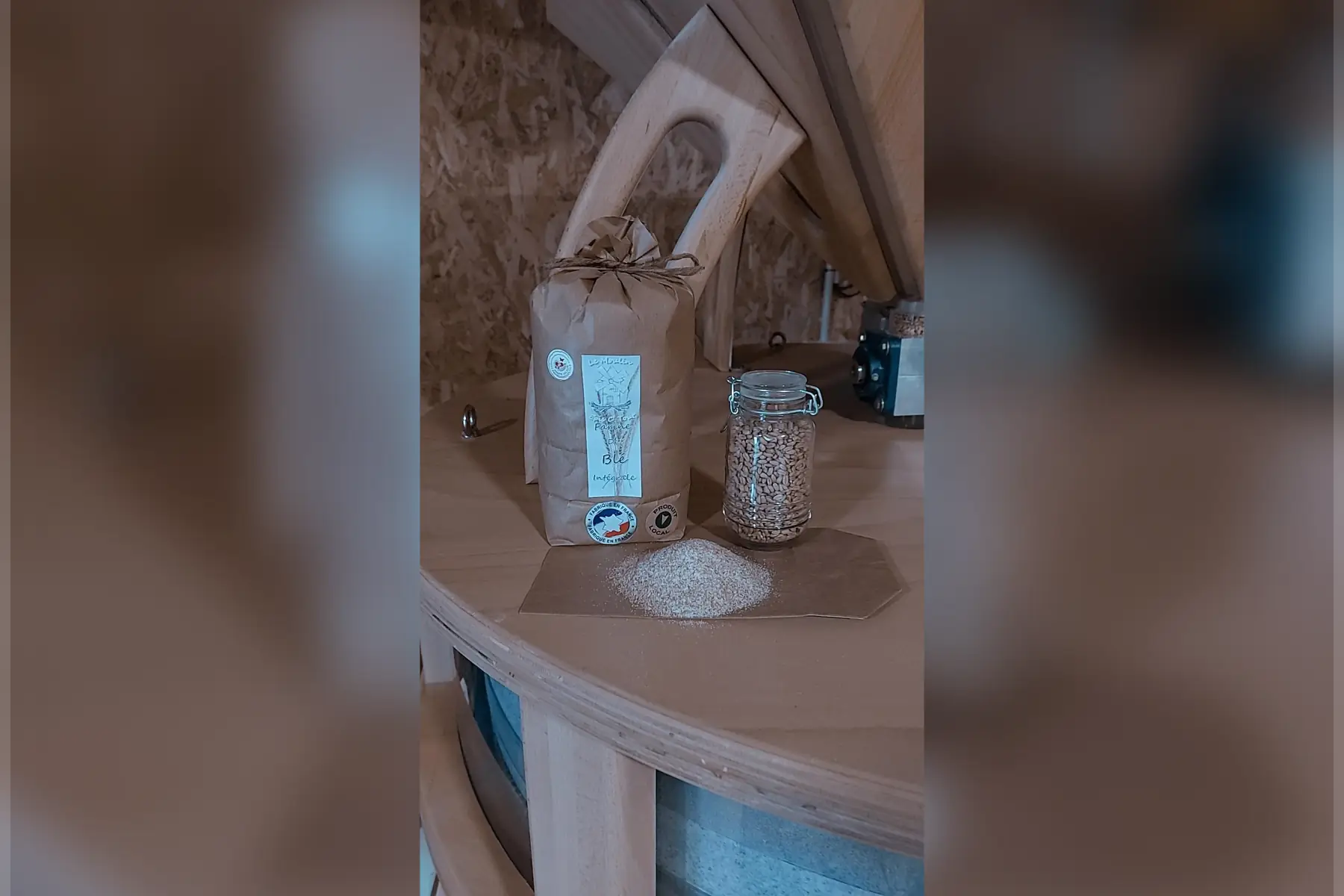 farine de blé tendre intégrale t150